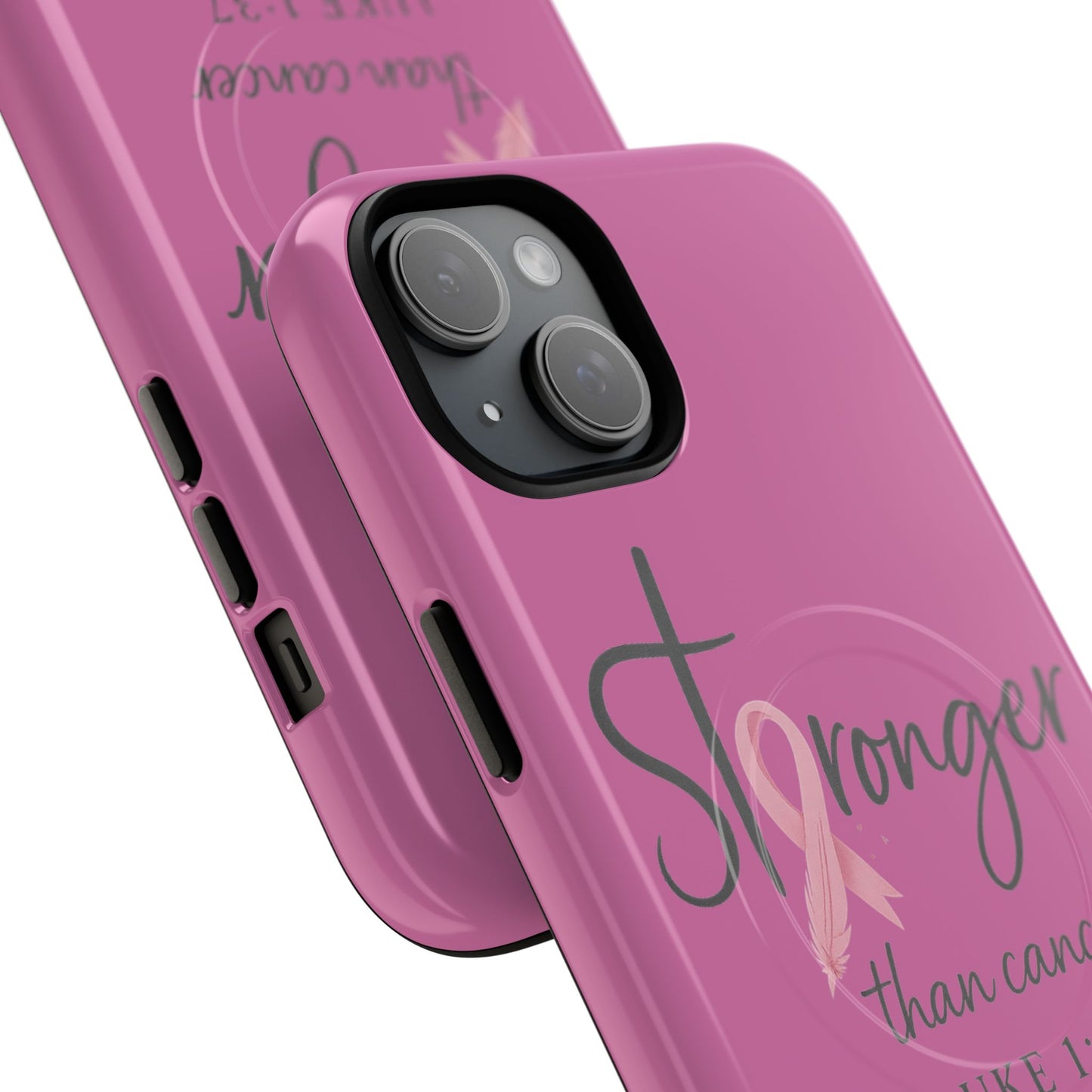 Stronger Than Cancer | iPhone 15 & 16 Tough Case
