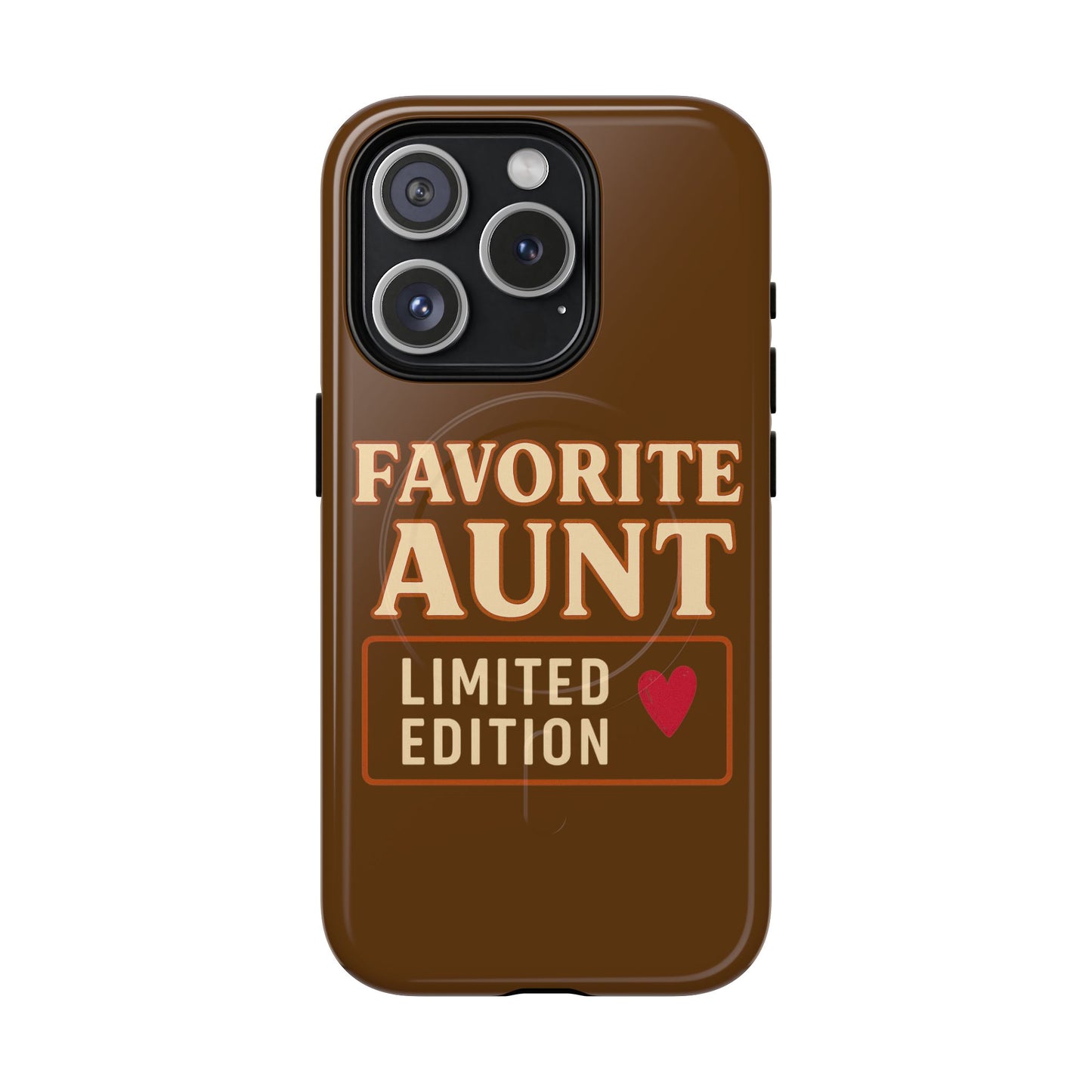 "Aunt Life Red Heart Edition" | Tough Phone Case