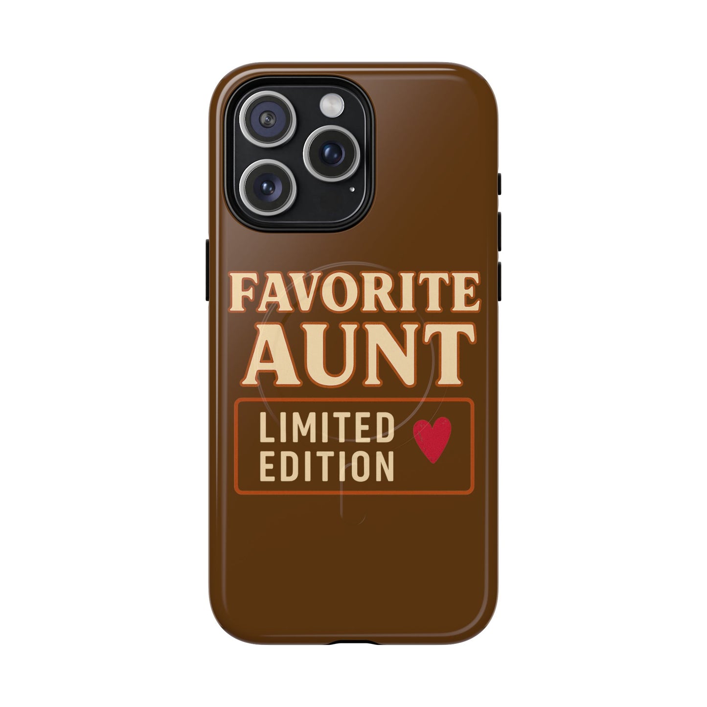 "Aunt Life Red Heart Edition" | Tough Phone Case