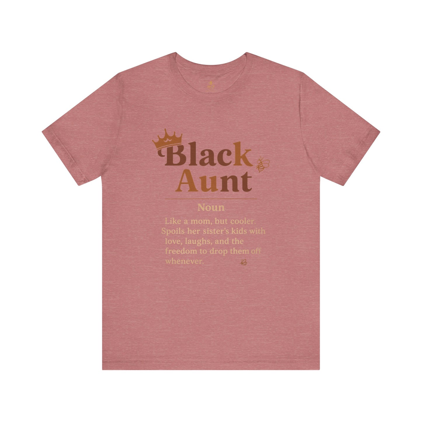 Black Aunt Definition Shirt | Jersey Tee