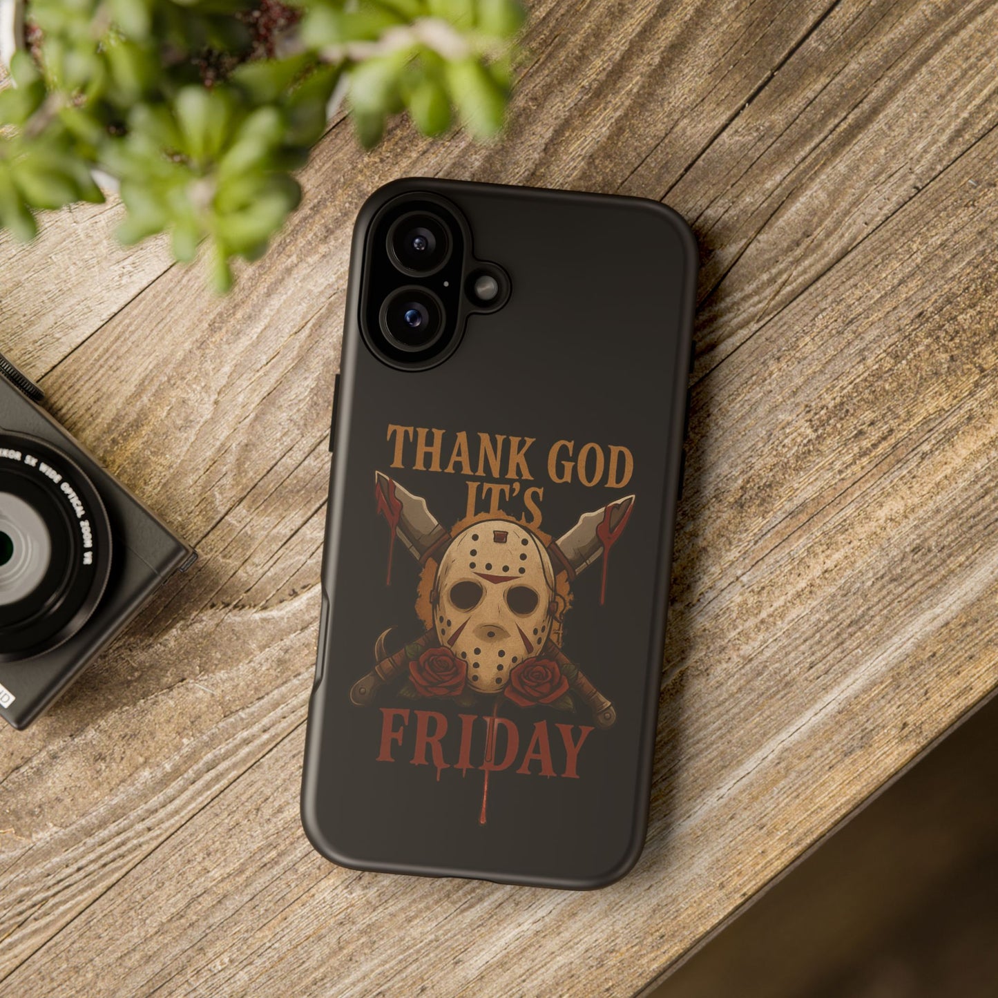 "Thank God It’s Friday – Horror Rose Edition" | Tough Phone Cases