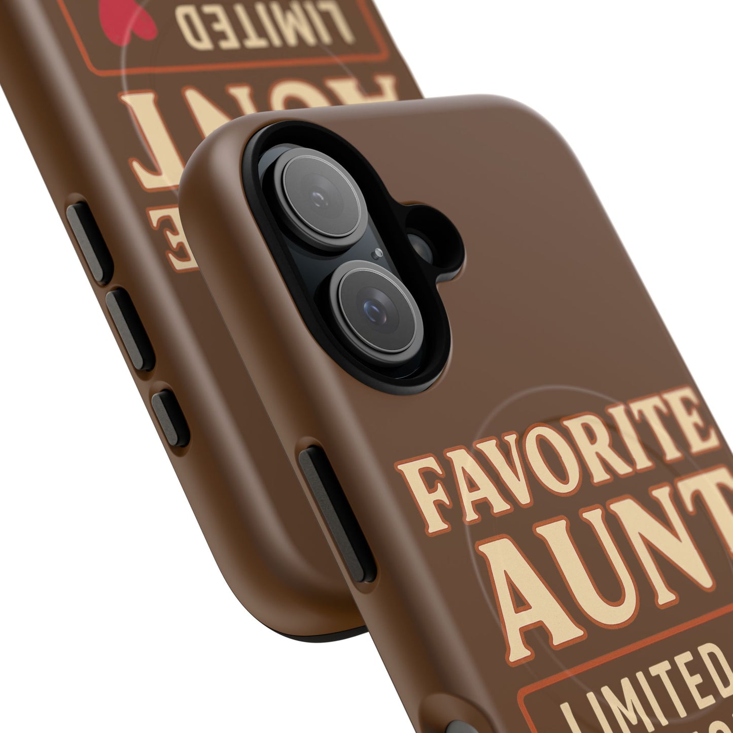 "Aunt Life Red Heart Edition" | Tough Phone Case