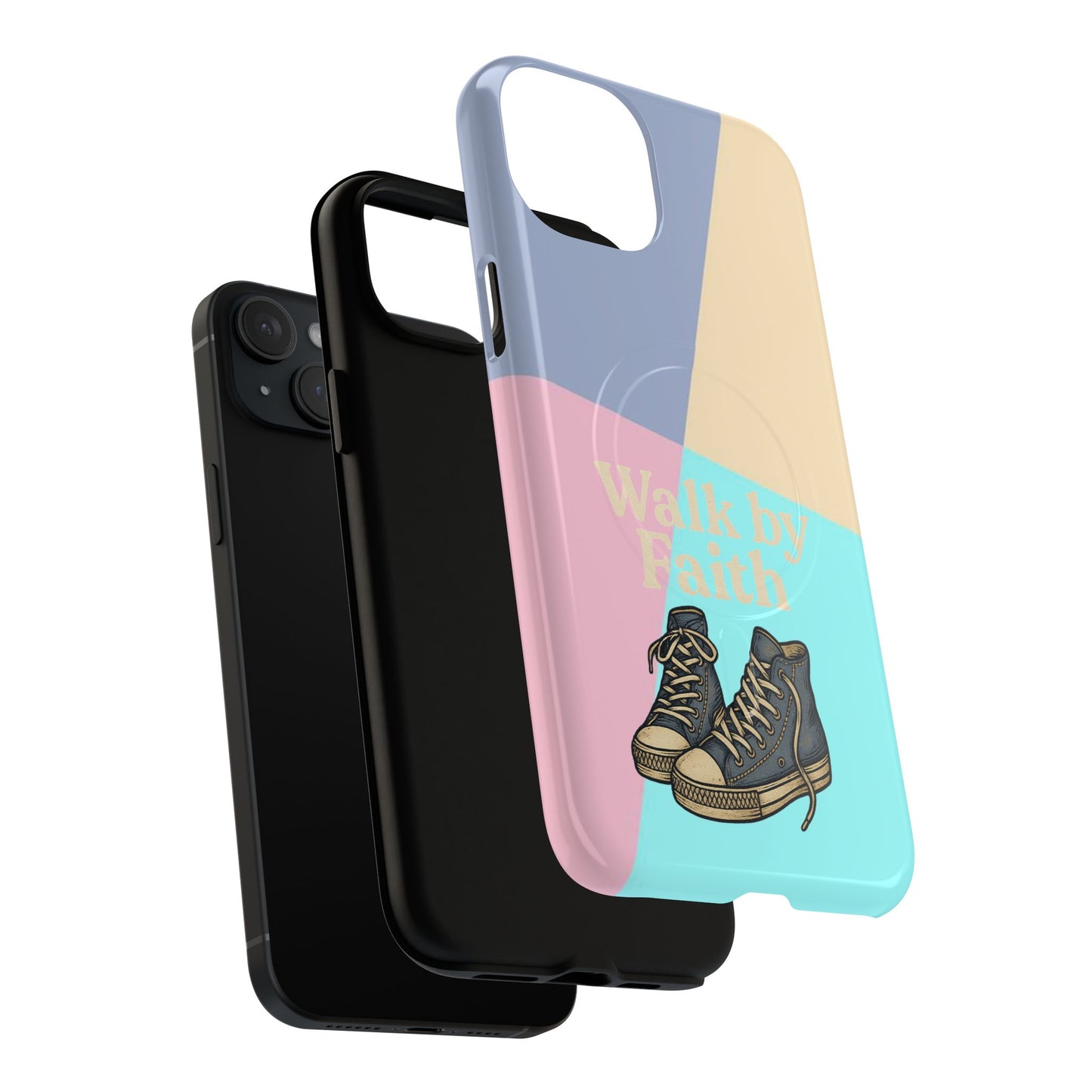 Walk by Faith – Vintage Sneakers | Tough Phone Case
