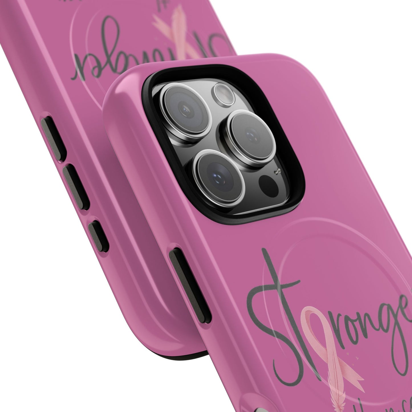 Stronger Than Cancer | iPhone 15 & 16 Tough Case
