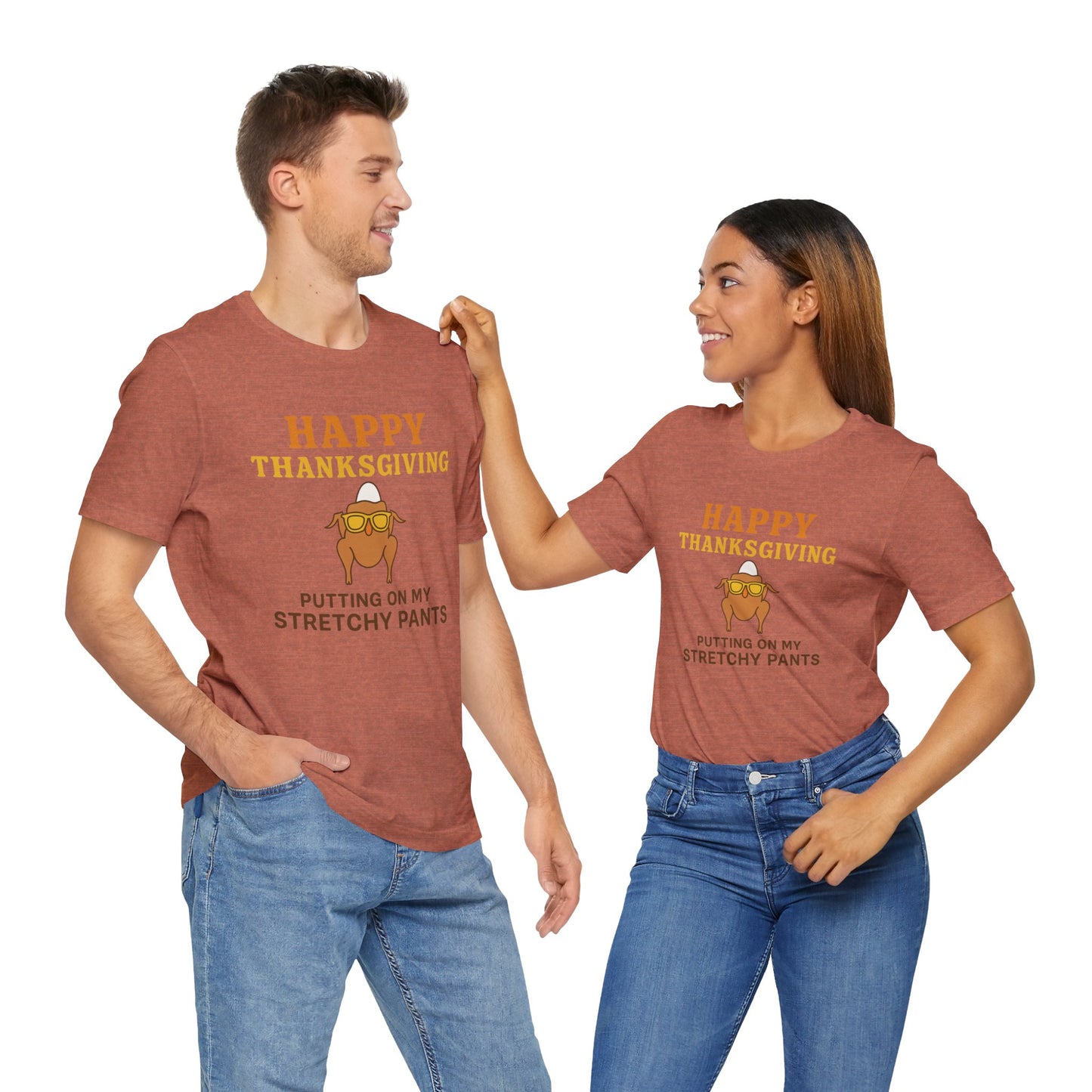“Happy Thanksgiving Stretchy Pants Club” | Jersey Tee