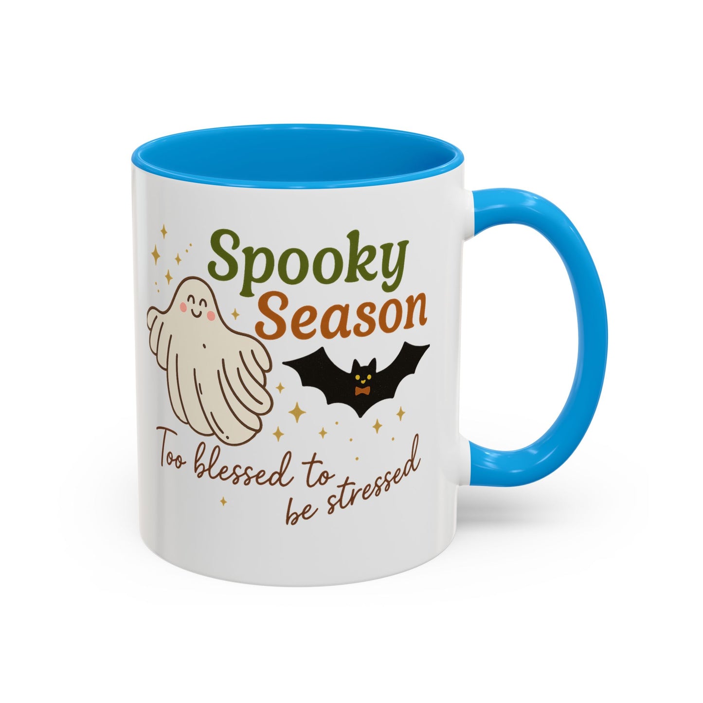 Spooky Season – Too Blessed to Be Stressed | 11oz Mug