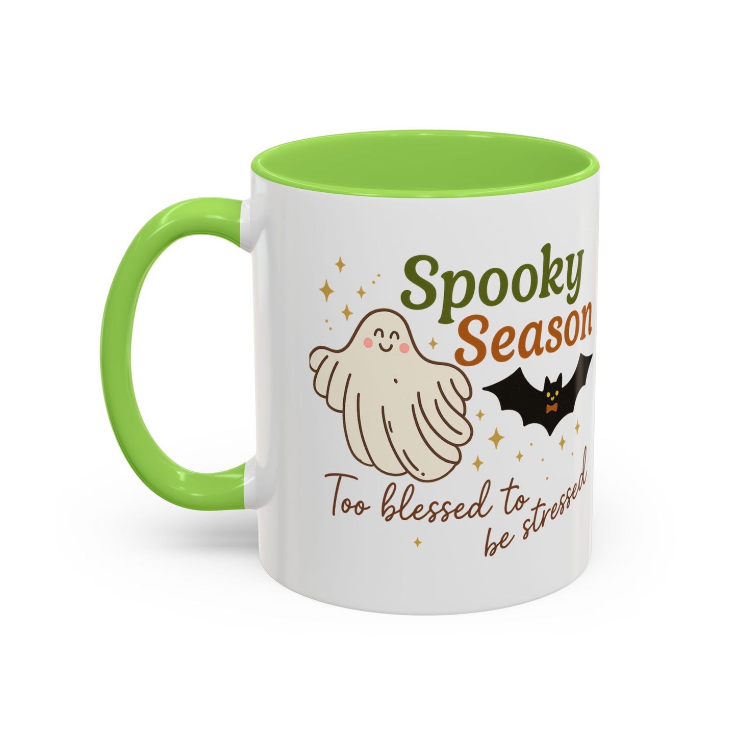 Spooky Season – Too Blessed to Be Stressed | 11oz Mug