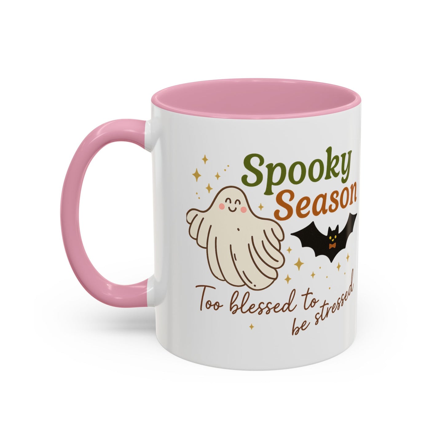 Spooky Season – Too Blessed to Be Stressed | 11oz Mug