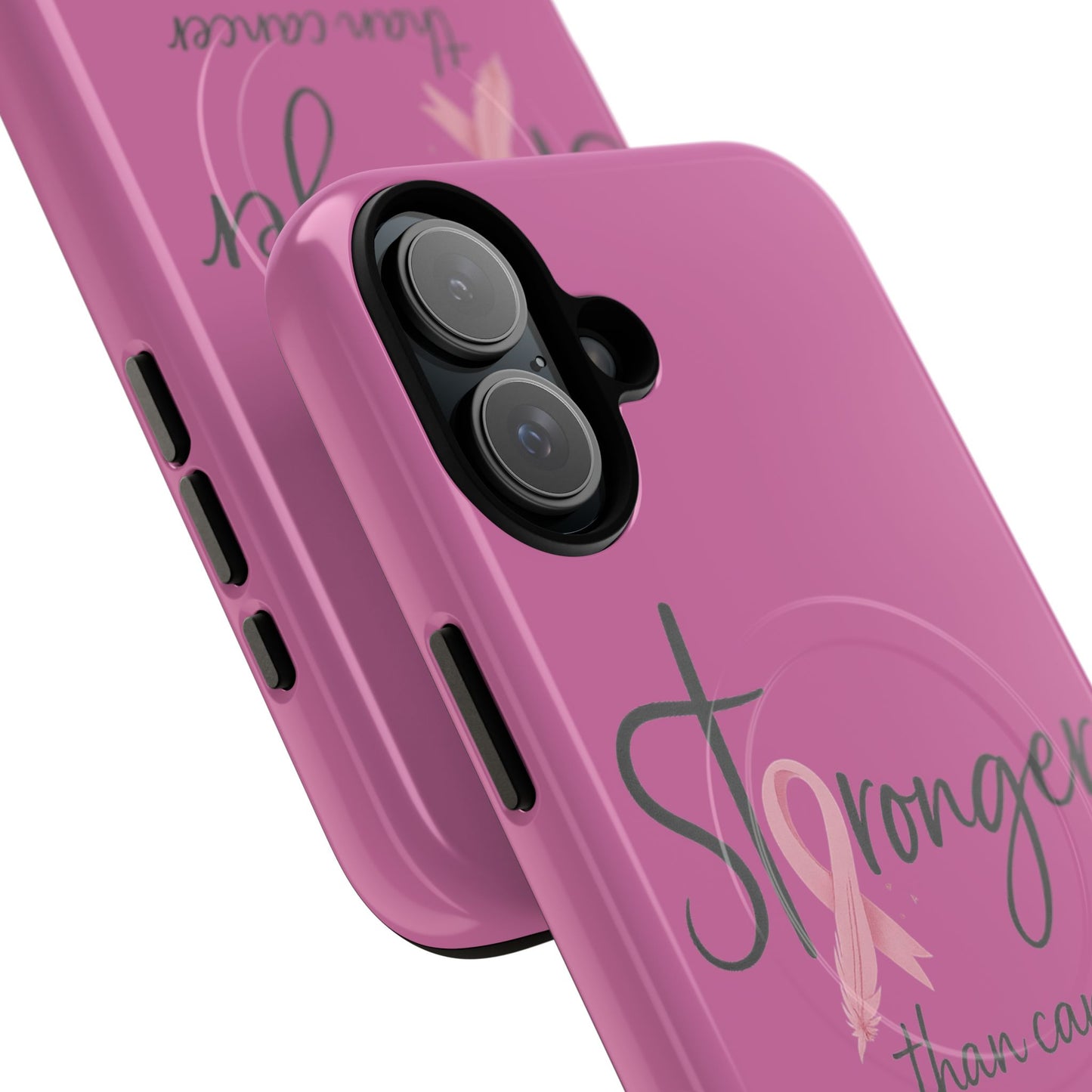 Stronger Than Cancer | iPhone 15 & 16 Tough Case