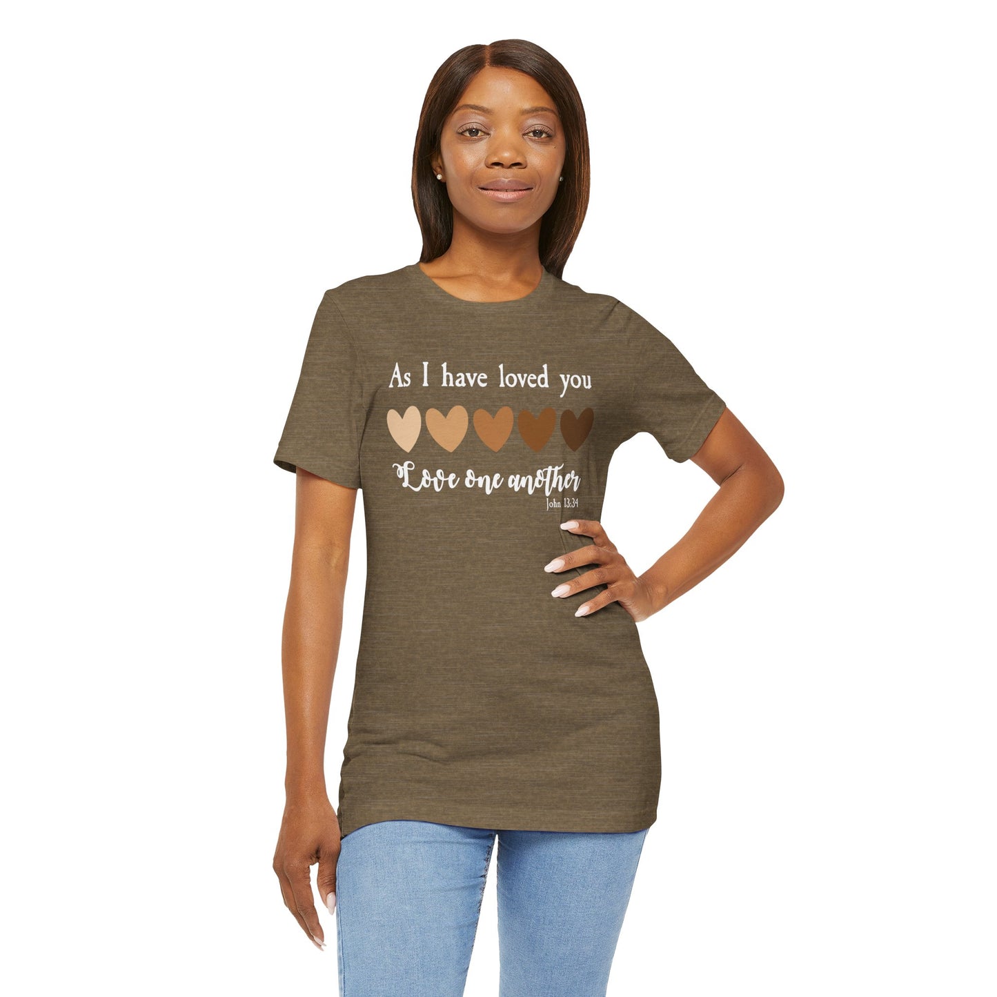 Love One Another – John 13:34 | Jersey Tee