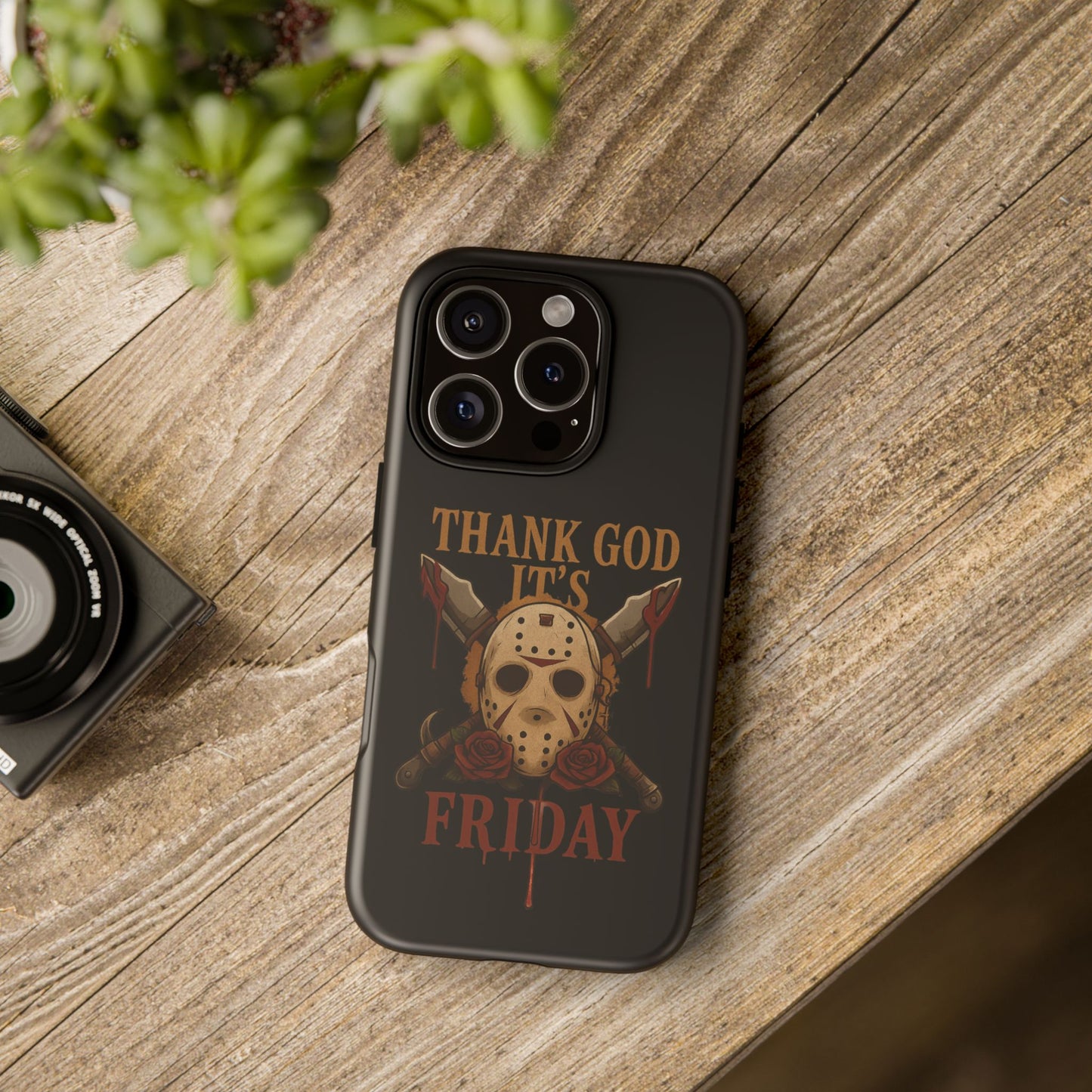 "Thank God It’s Friday – Horror Rose Edition" | Tough Phone Cases