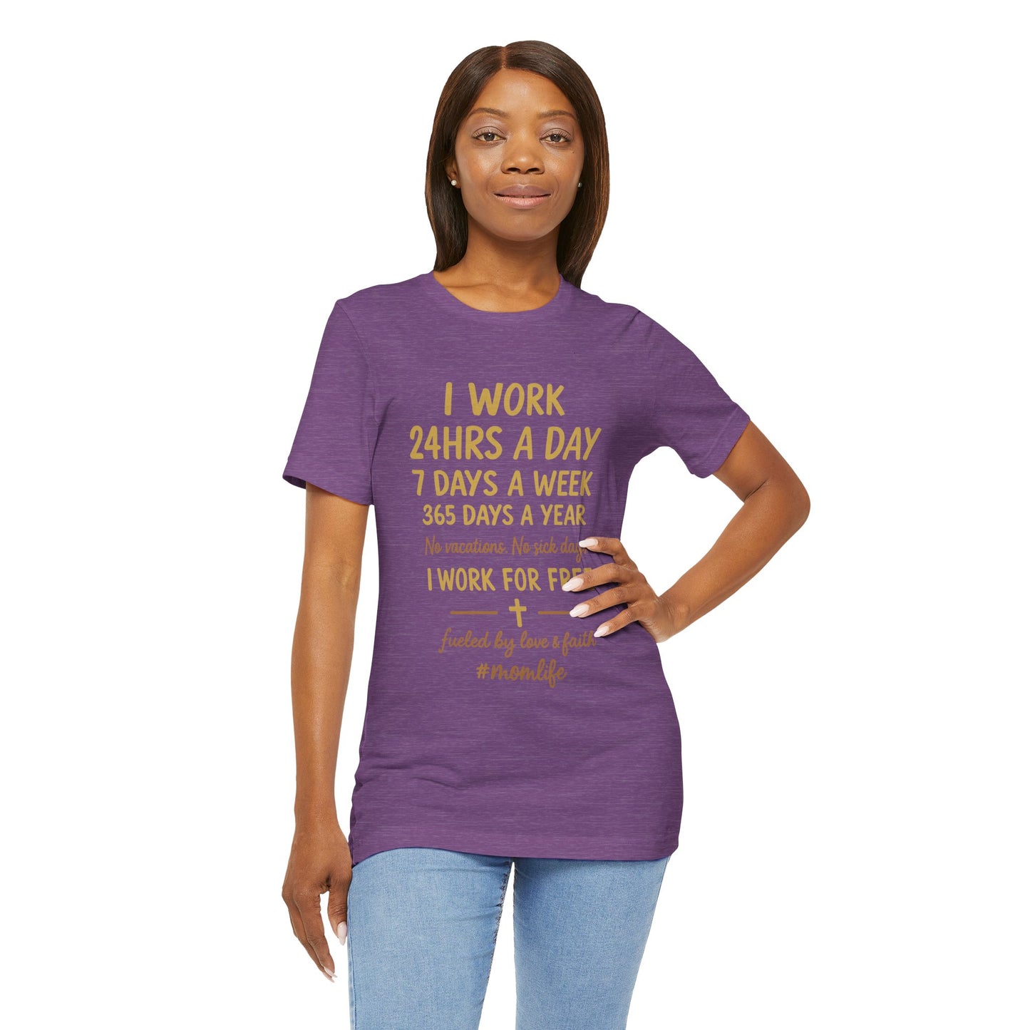 No Days Off Mom Life | Jersey Tee