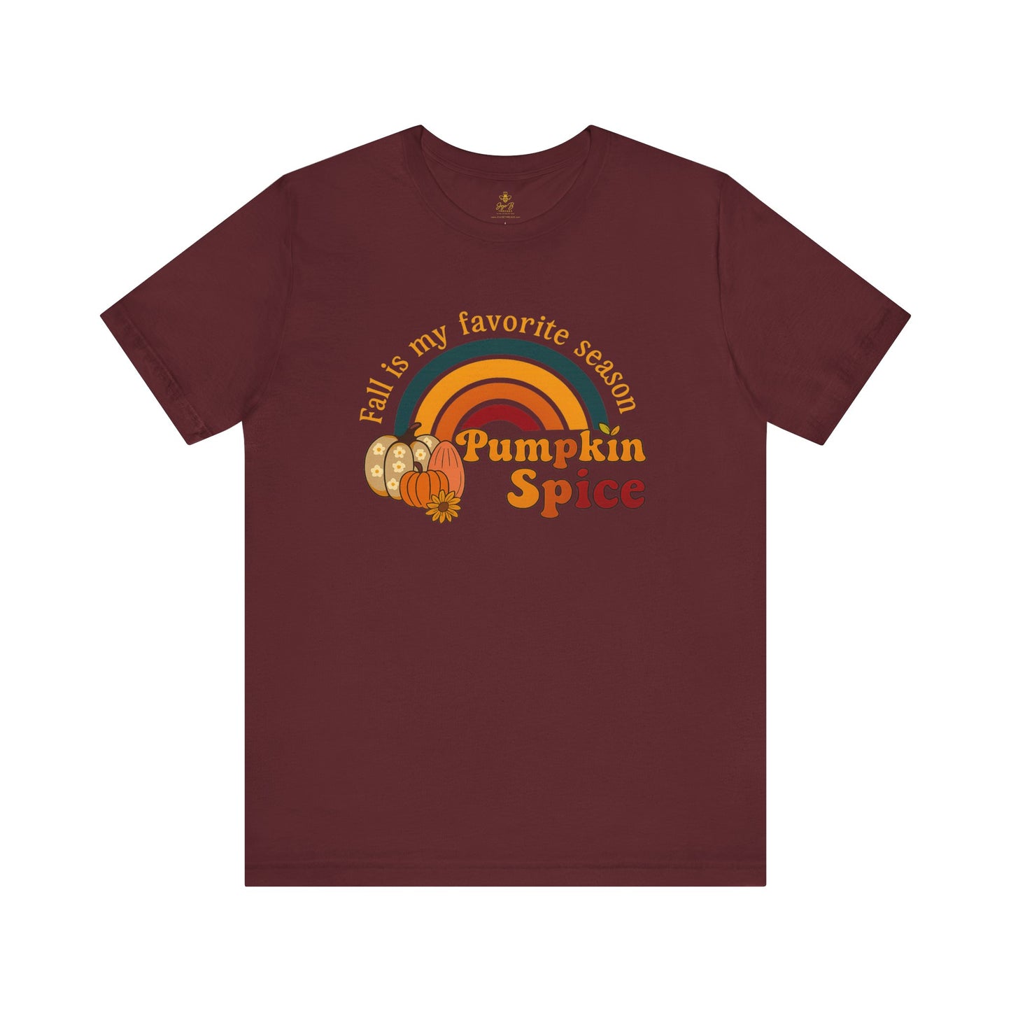 Fall is My Favorite Season Retro Pumpkin Spice Shirt | Jersey Tee