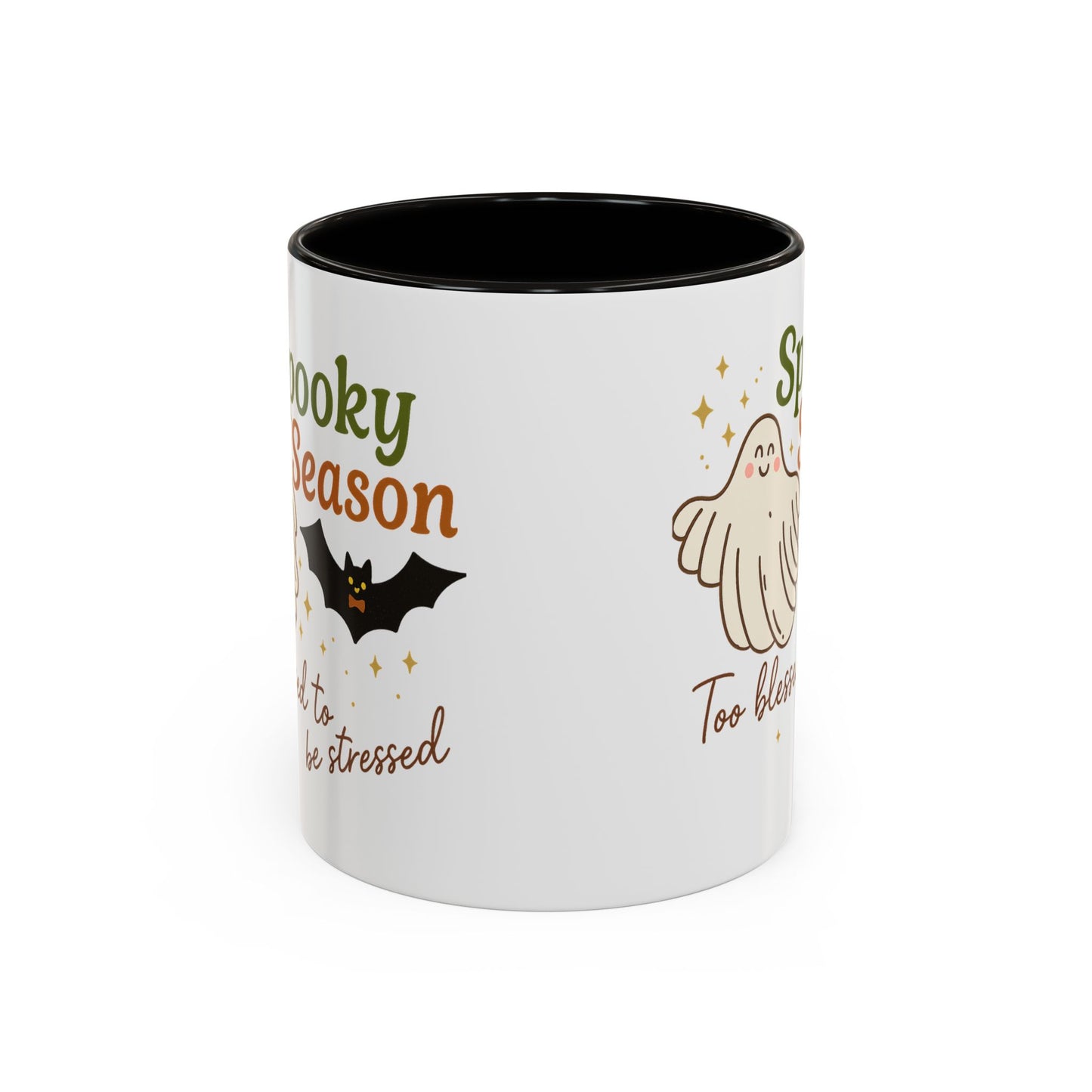 Spooky Season – Too Blessed to Be Stressed | 11oz Mug