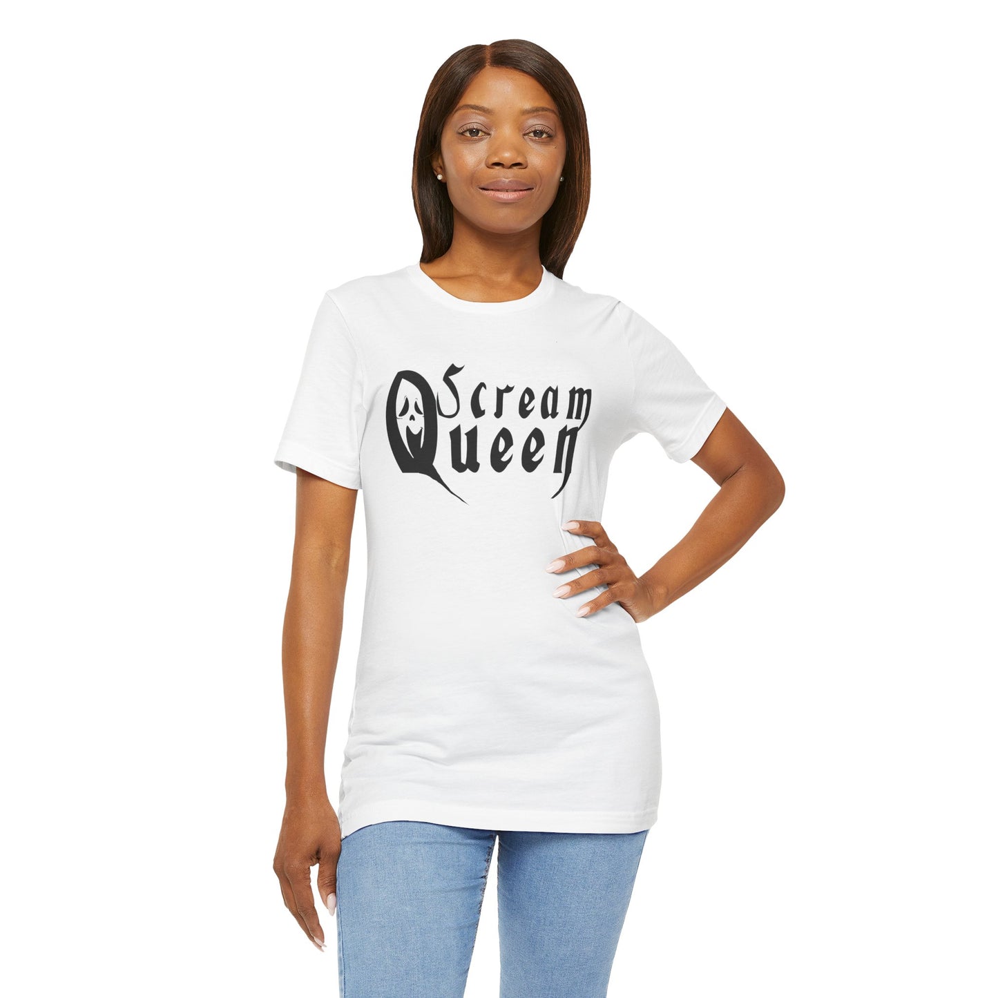 “Scream Queen – Gothic Horror Vibes” | Jersey Tee