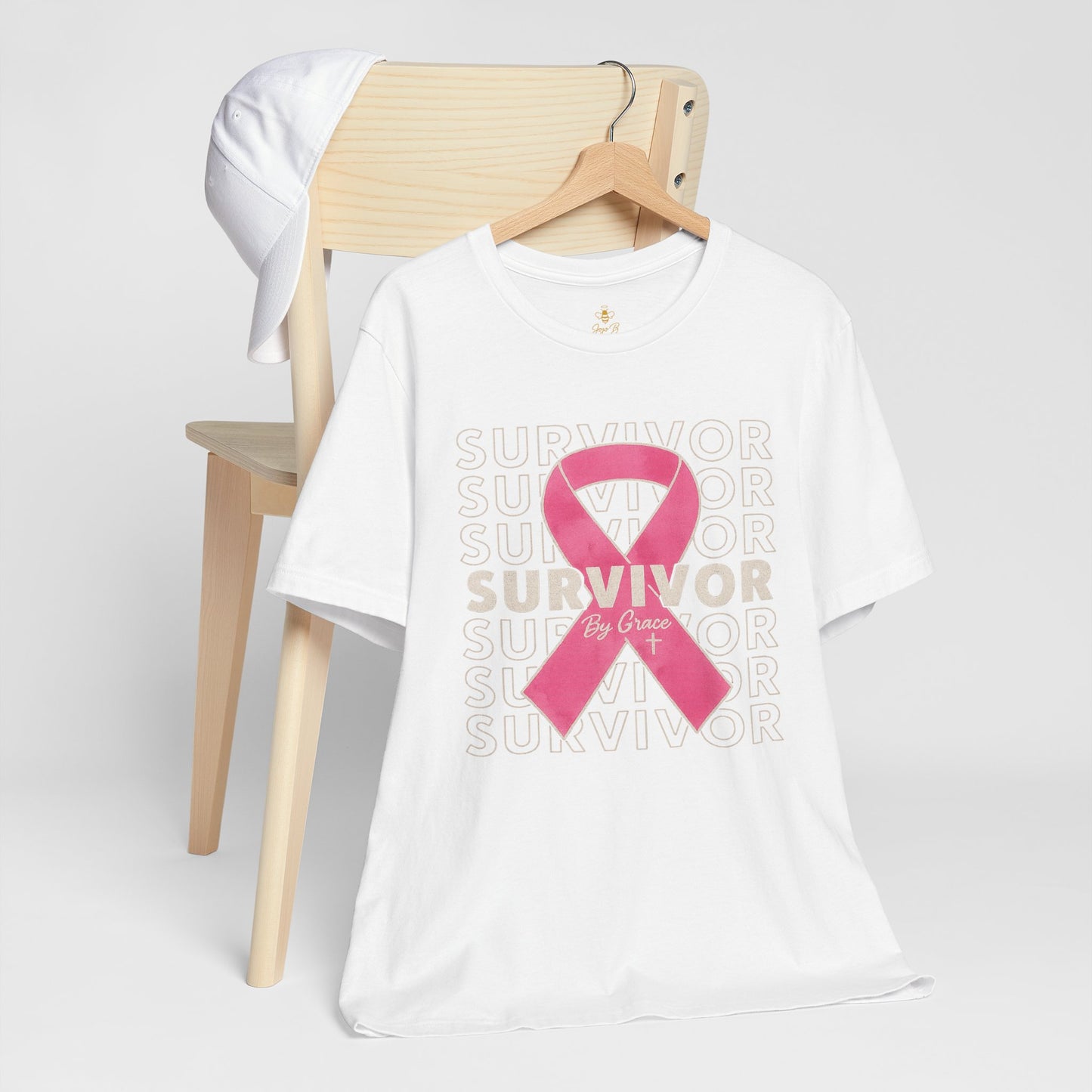 "Pink Ribbon Survivor – Bold Strength" | Jersey Tee