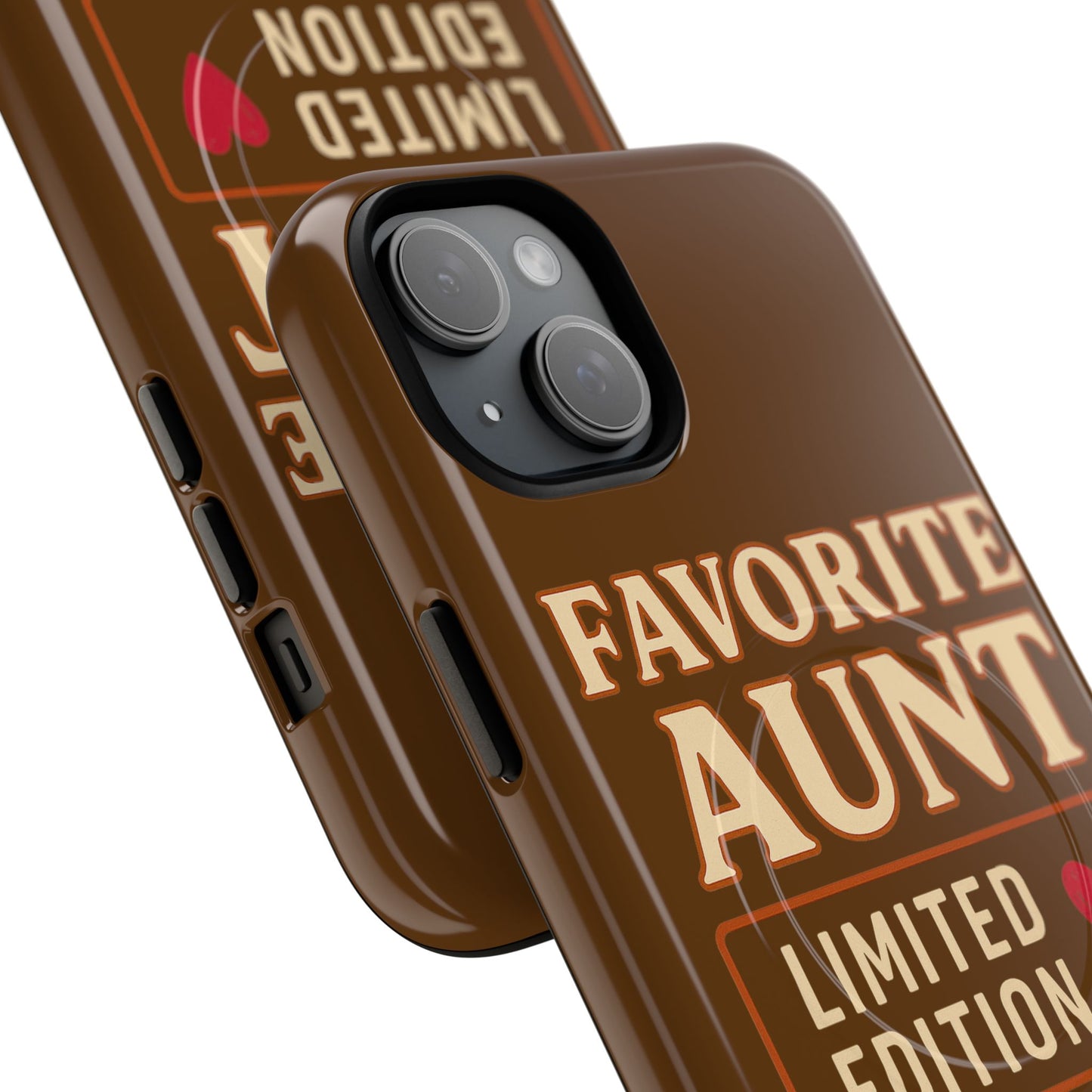"Aunt Life Red Heart Edition" | Tough Phone Case