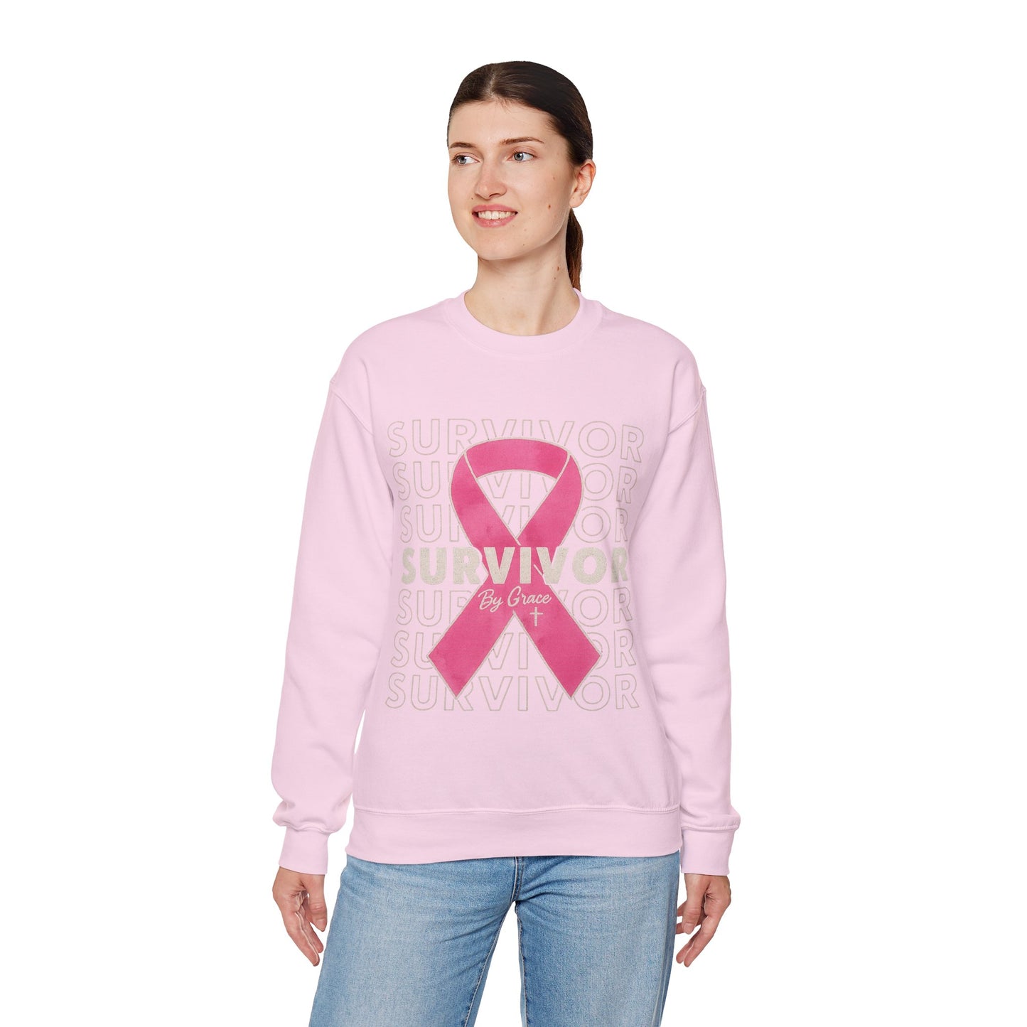 Pink Ribbon Survivor – Bold Strength | Sweater
