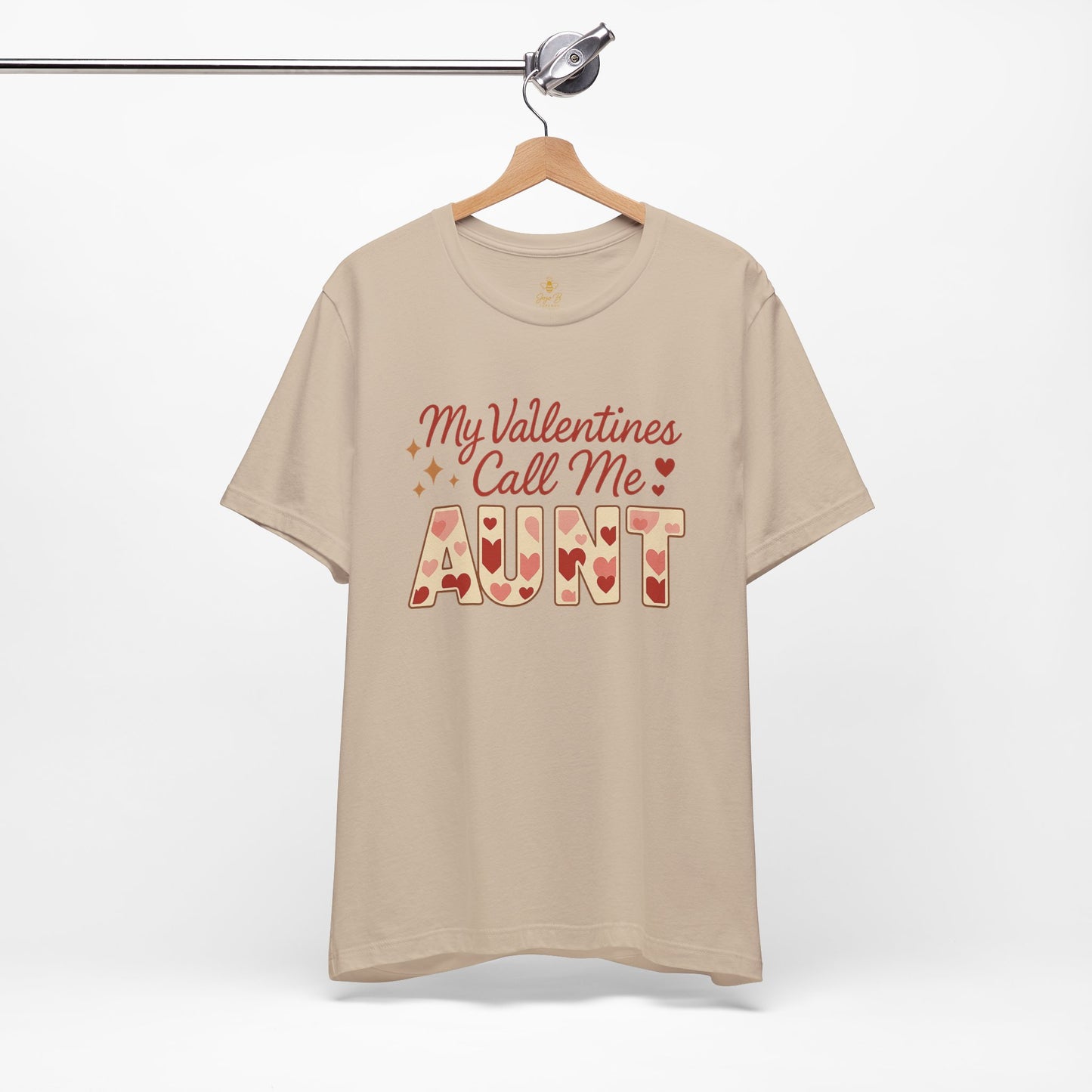 "My Valentines Call Me Aunt" | Jersey Tee
