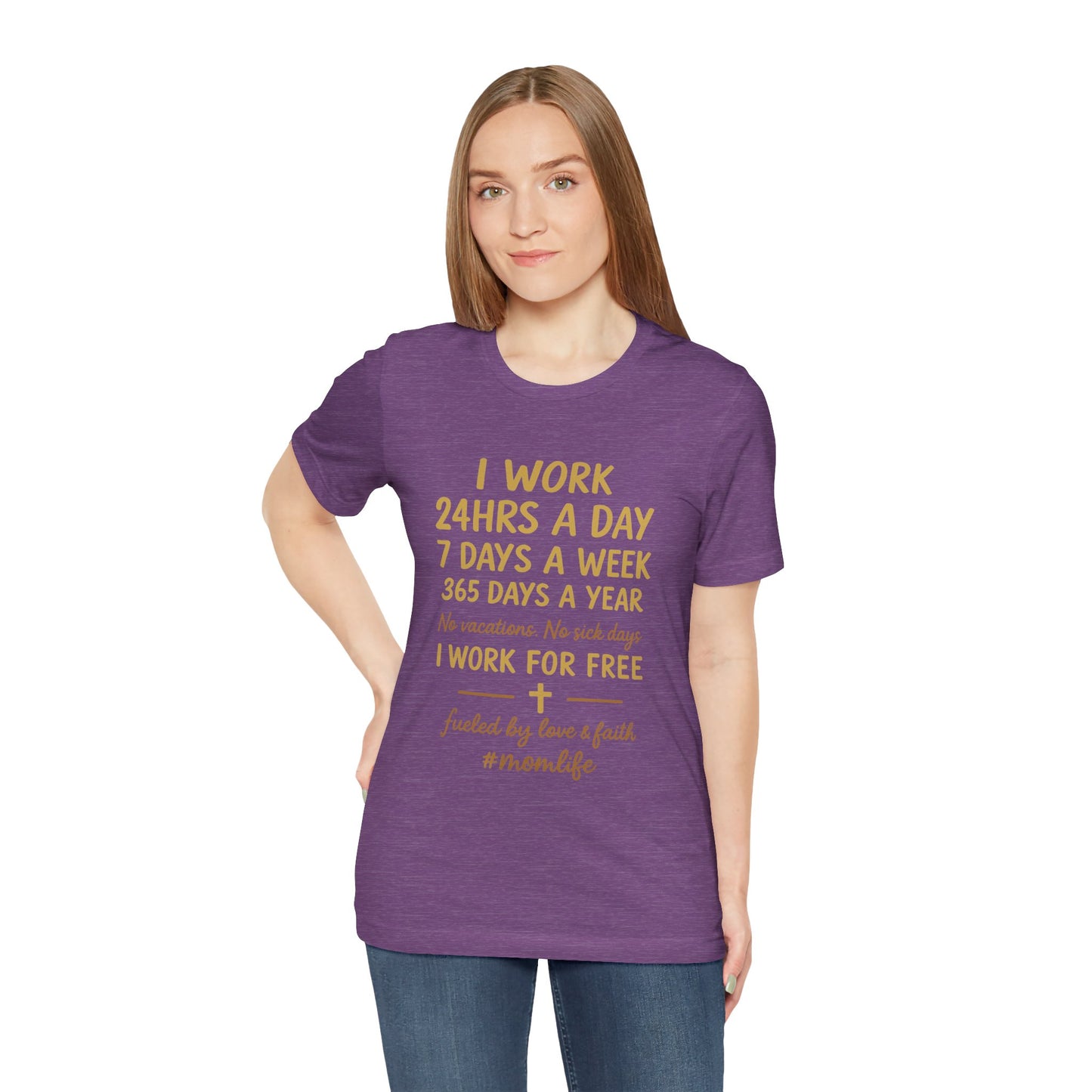 No Days Off Mom Life | Jersey Tee