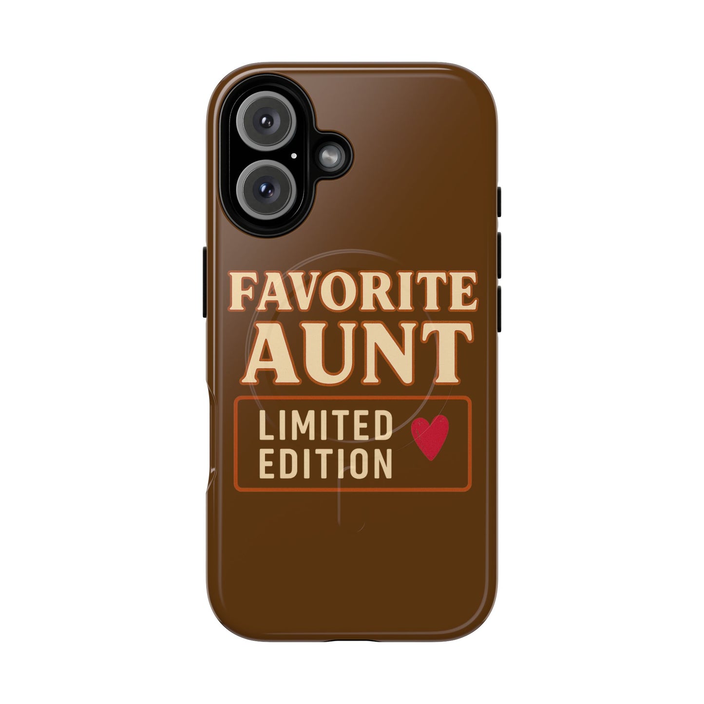 "Aunt Life Red Heart Edition" | Tough Phone Case