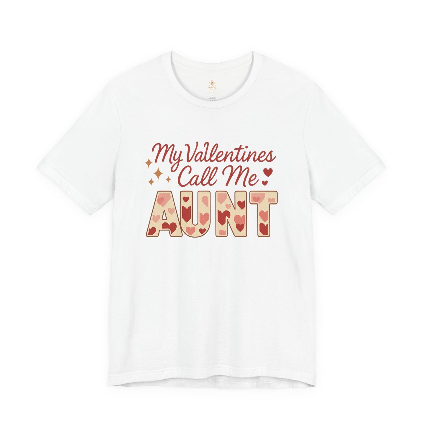 "My Valentines Call Me Aunt" | Jersey Tee