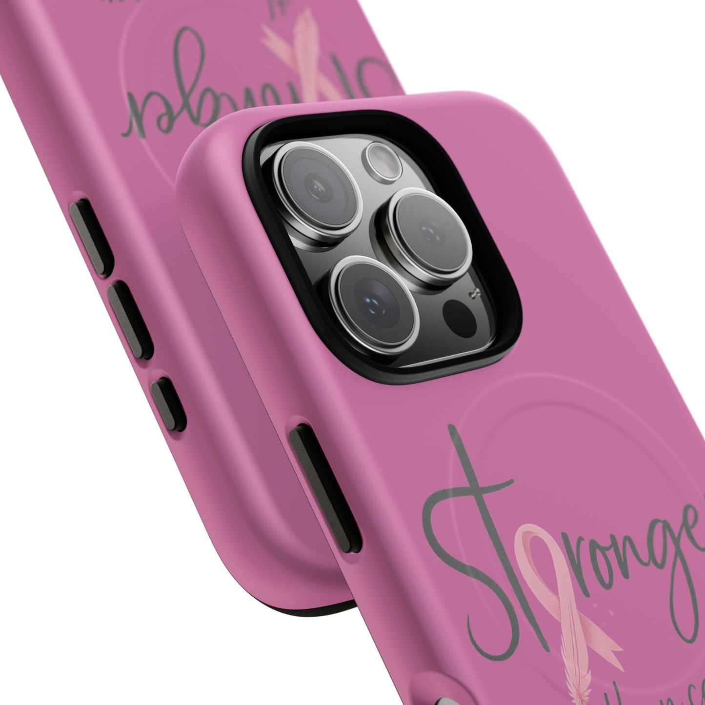 Stronger Than Cancer | iPhone 15 & 16 Tough Case