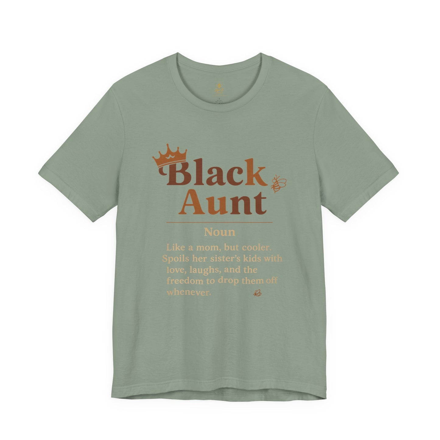 Black Aunt Definition Shirt | Jersey Tee