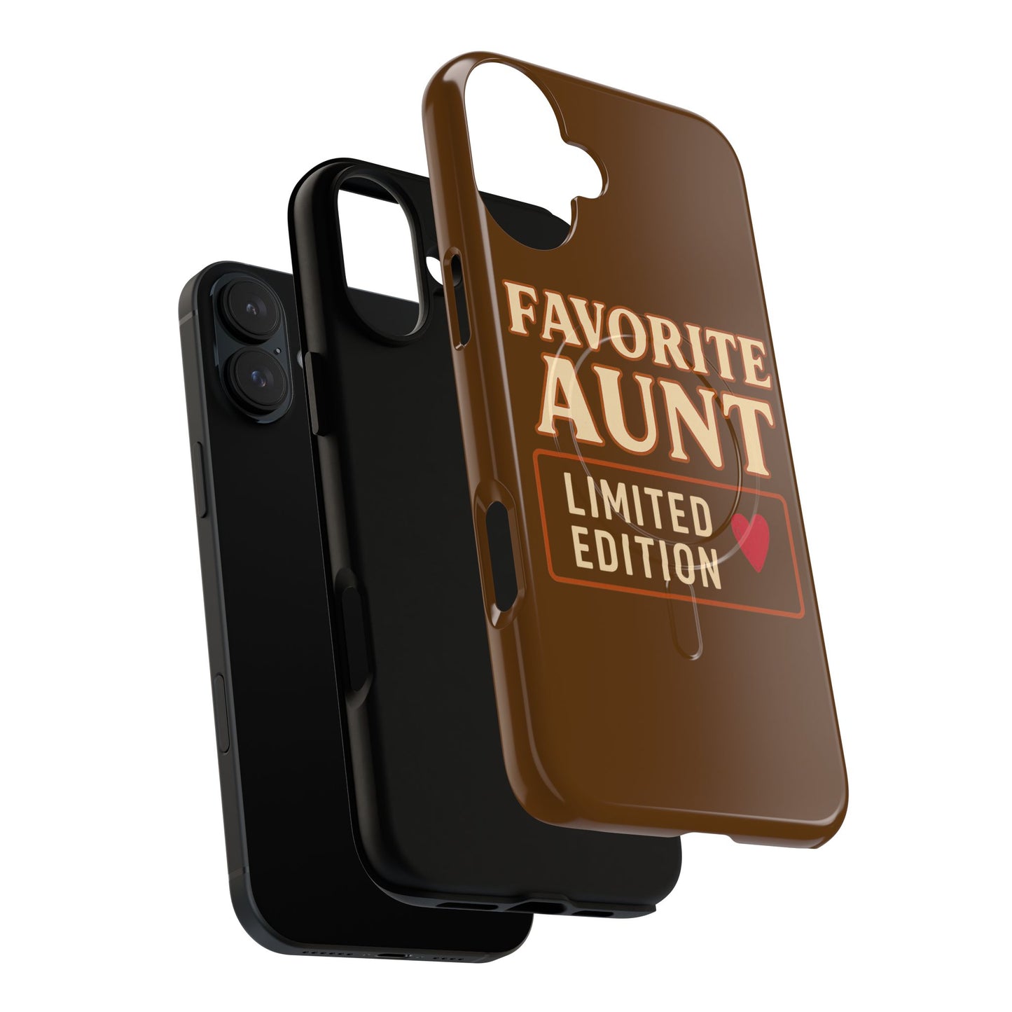 "Aunt Life Red Heart Edition" | Tough Phone Case
