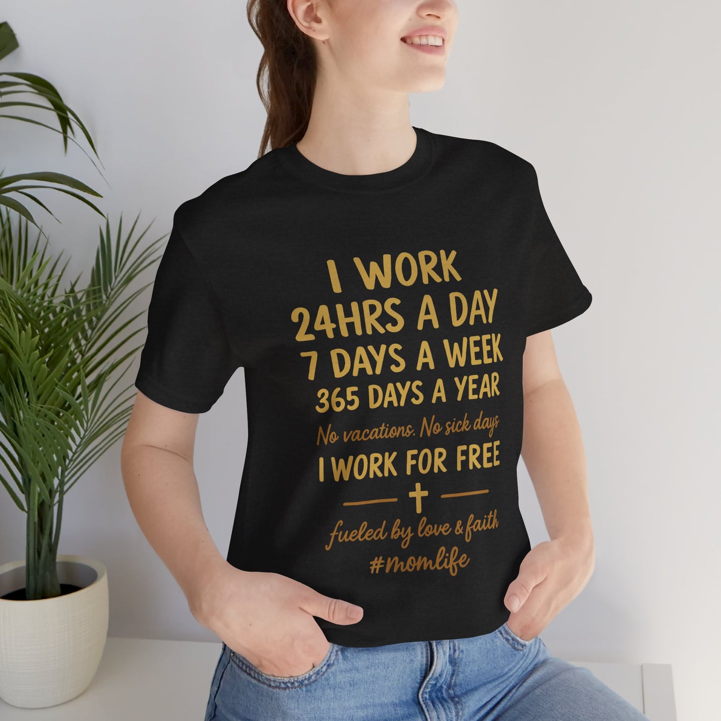 No Days Off Mom Life | Jersey Tee