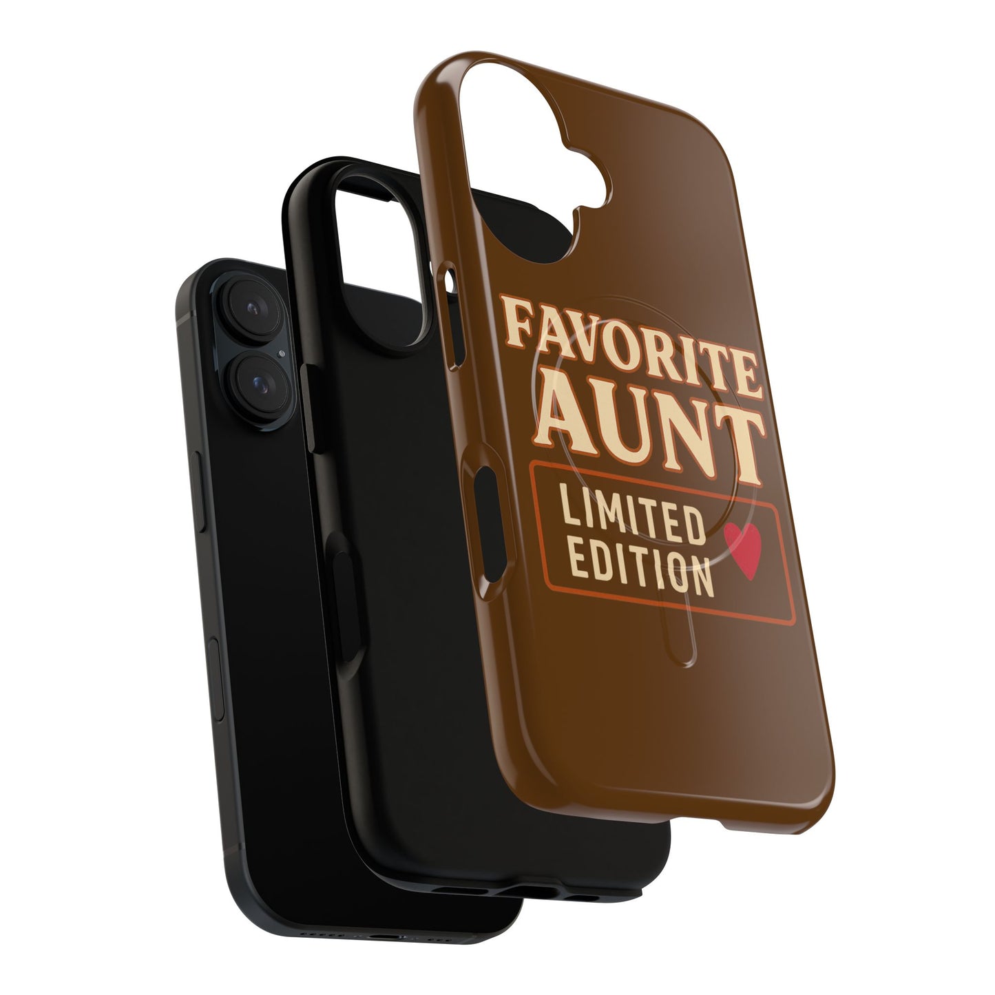 "Aunt Life Red Heart Edition" | Tough Phone Case