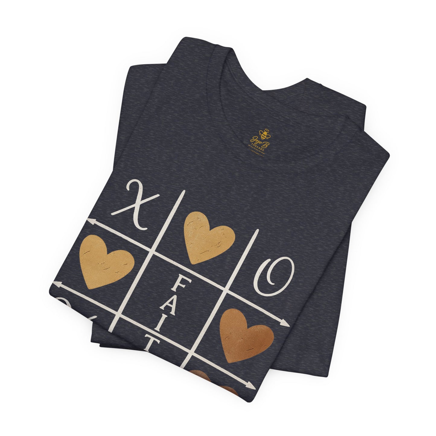 Love Wins – Tic Tac Toe Heart | Jersey Tee