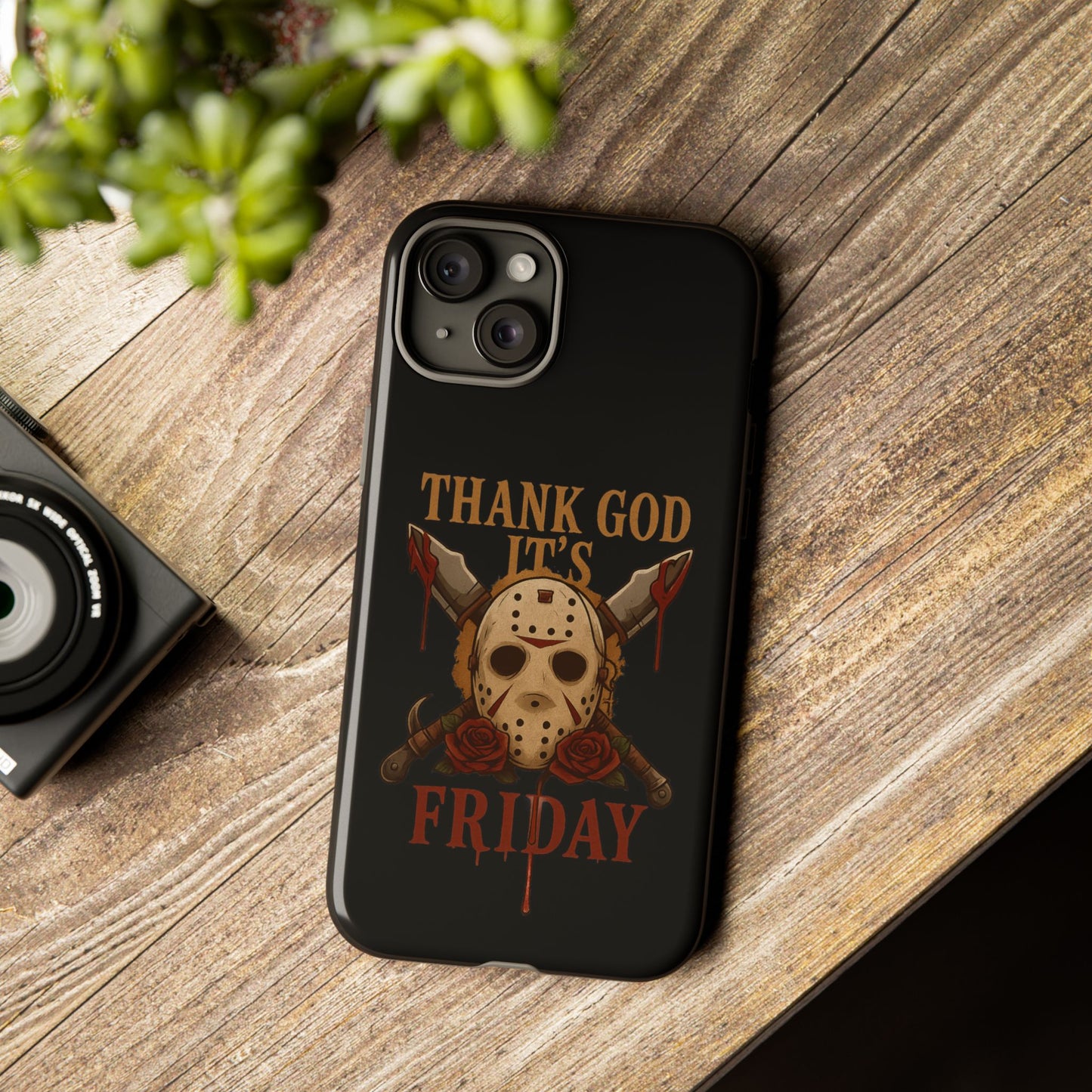"Thank God It’s Friday – Horror Rose Edition" | Tough Phone Cases