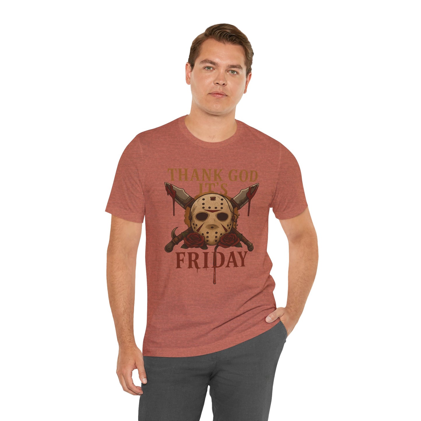 "Thank God It’s Friday – Horror Rose Edition" | Jersey Tee