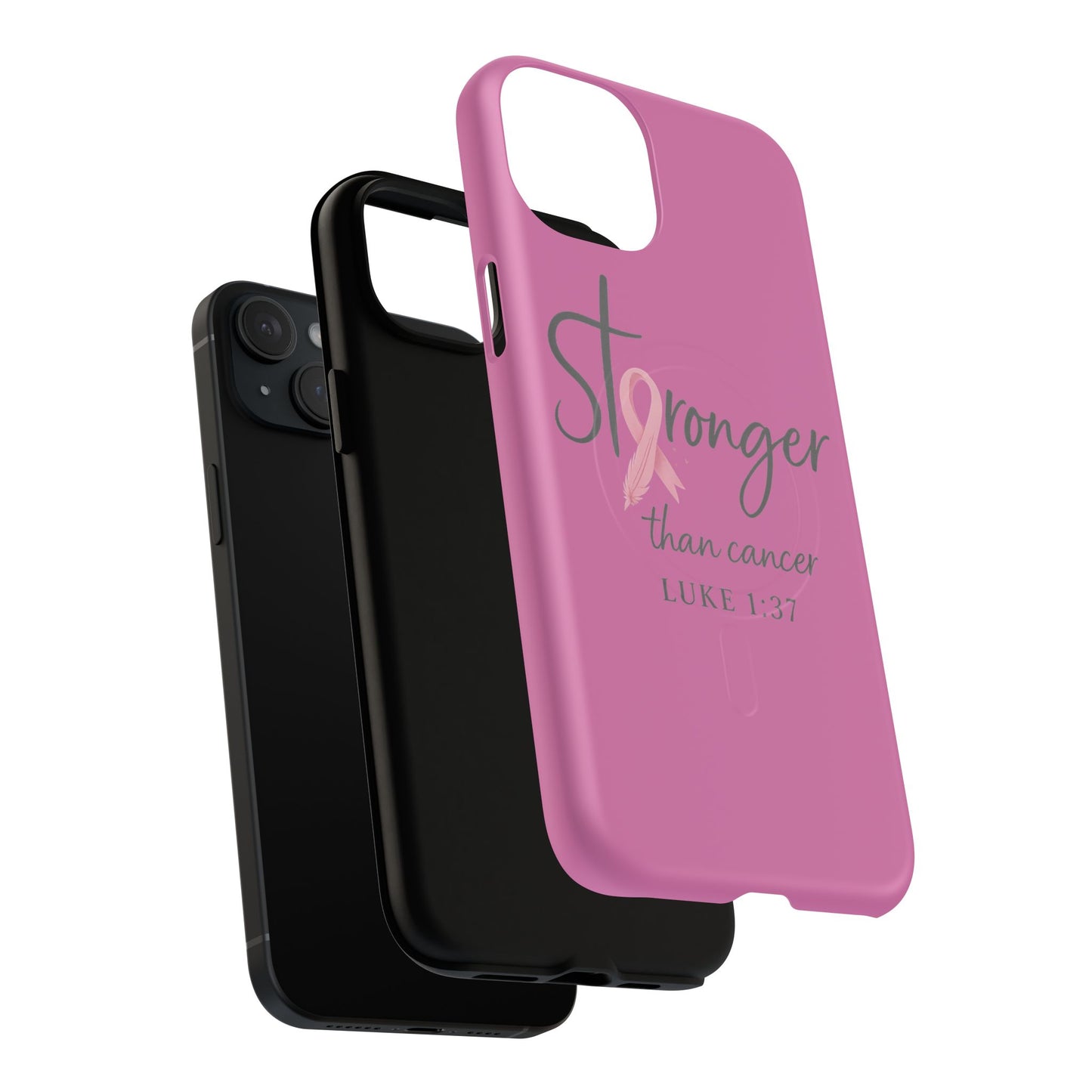 Stronger Than Cancer | iPhone 15 & 16 Tough Case