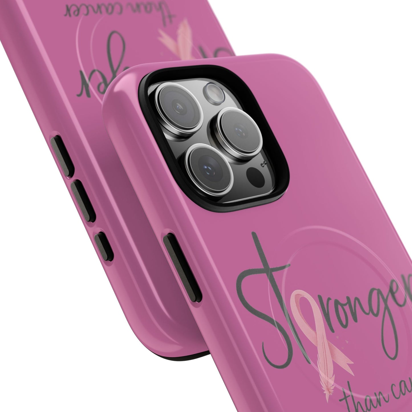 Stronger Than Cancer | iPhone 15 & 16 Tough Case