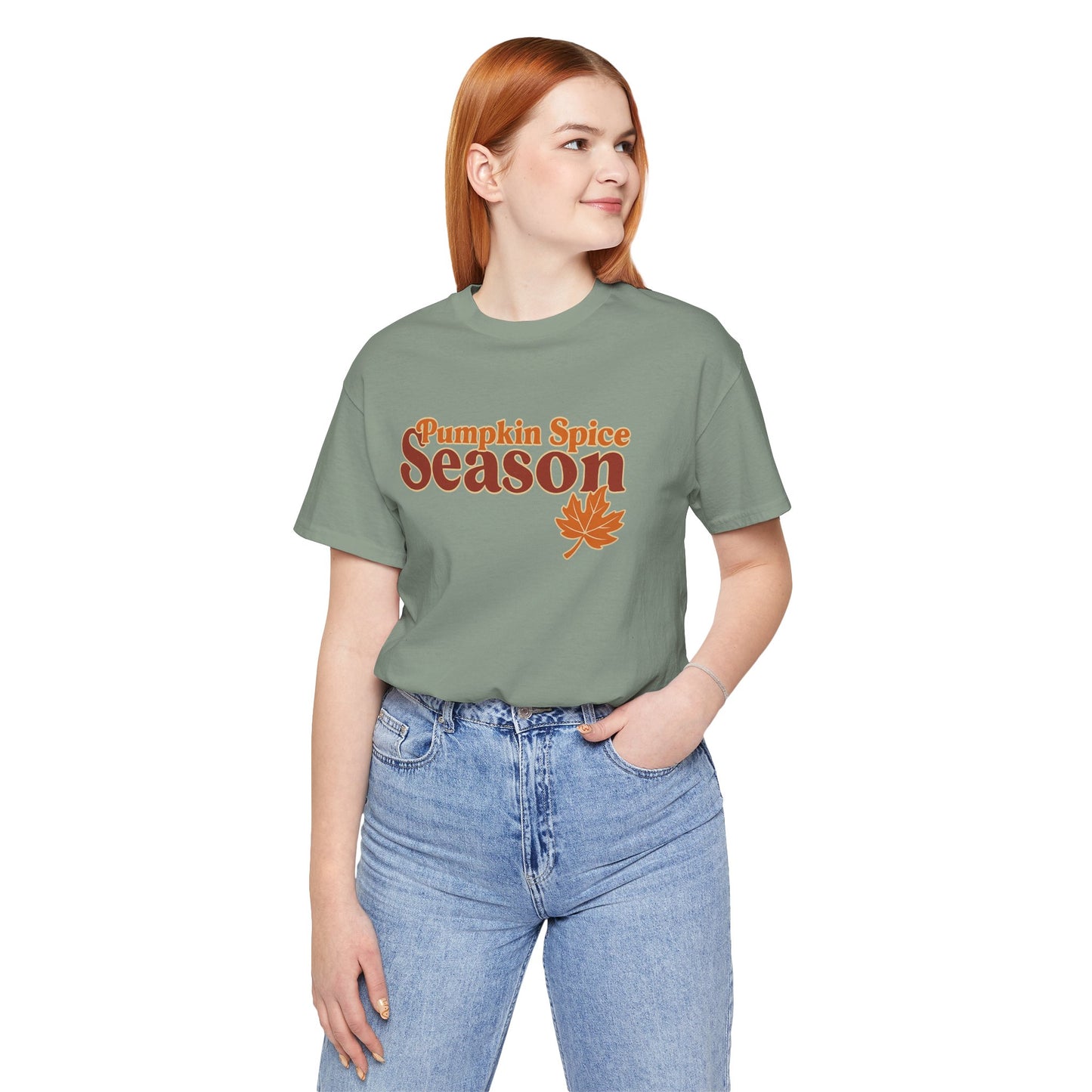 Pumpkin Spice Season – Cozy Fall Vibes | Jersey Tee