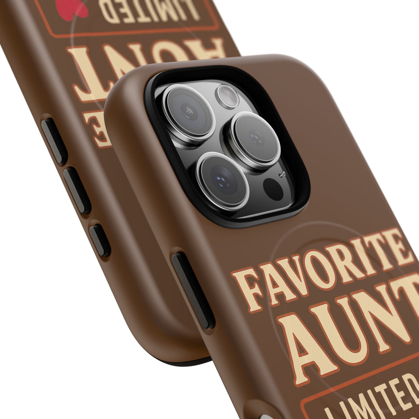"Aunt Life Red Heart Edition" | Tough Phone Case