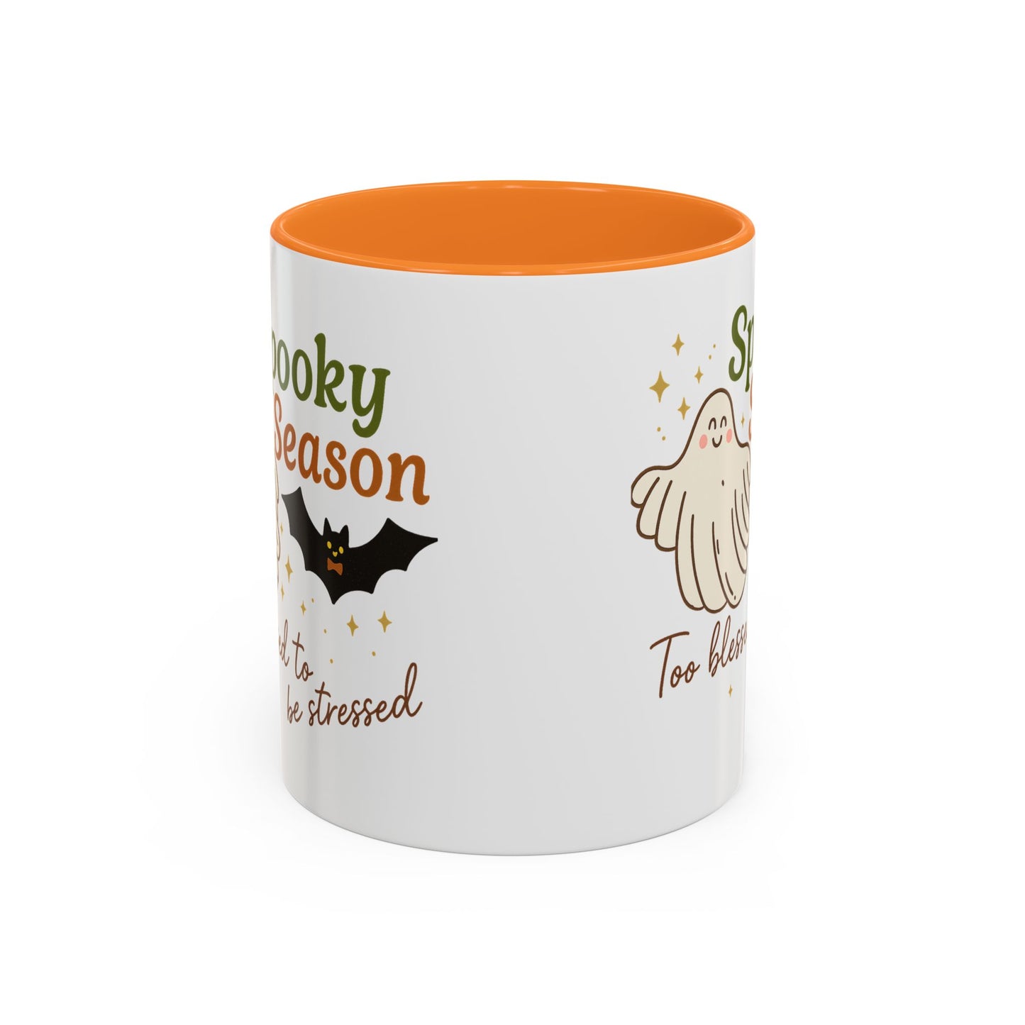 Spooky Season – Too Blessed to Be Stressed | 11oz Mug