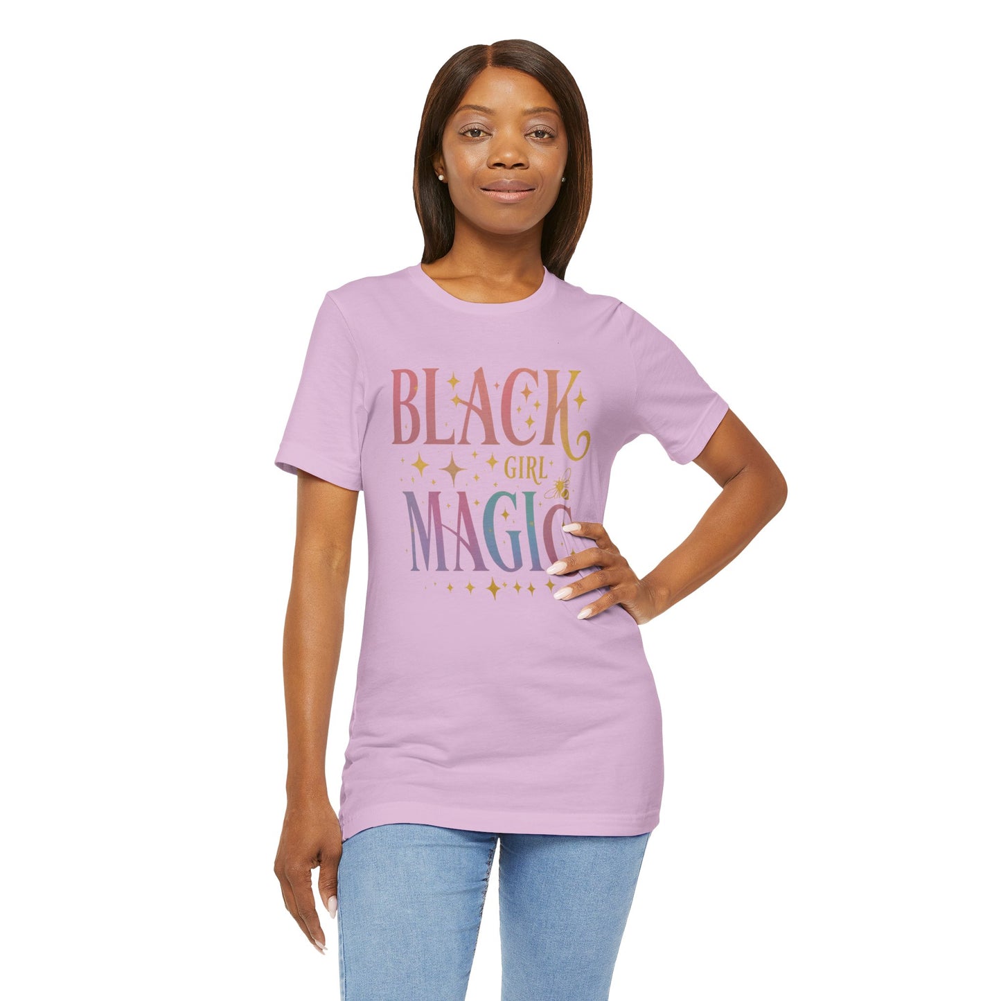 Black Girl Magic – Radiate Power & Grace | Jersey Tee