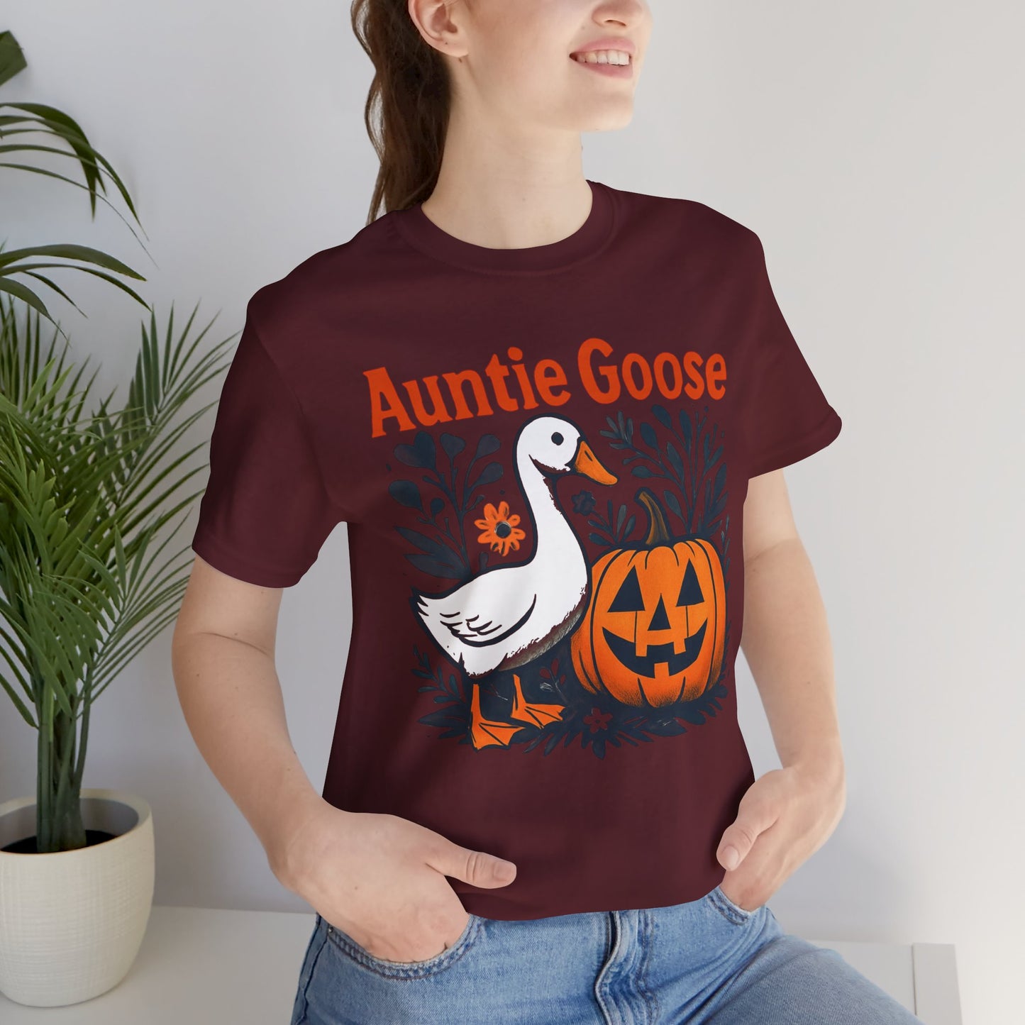 Auntie Goose Halloween | Jersey Tee
