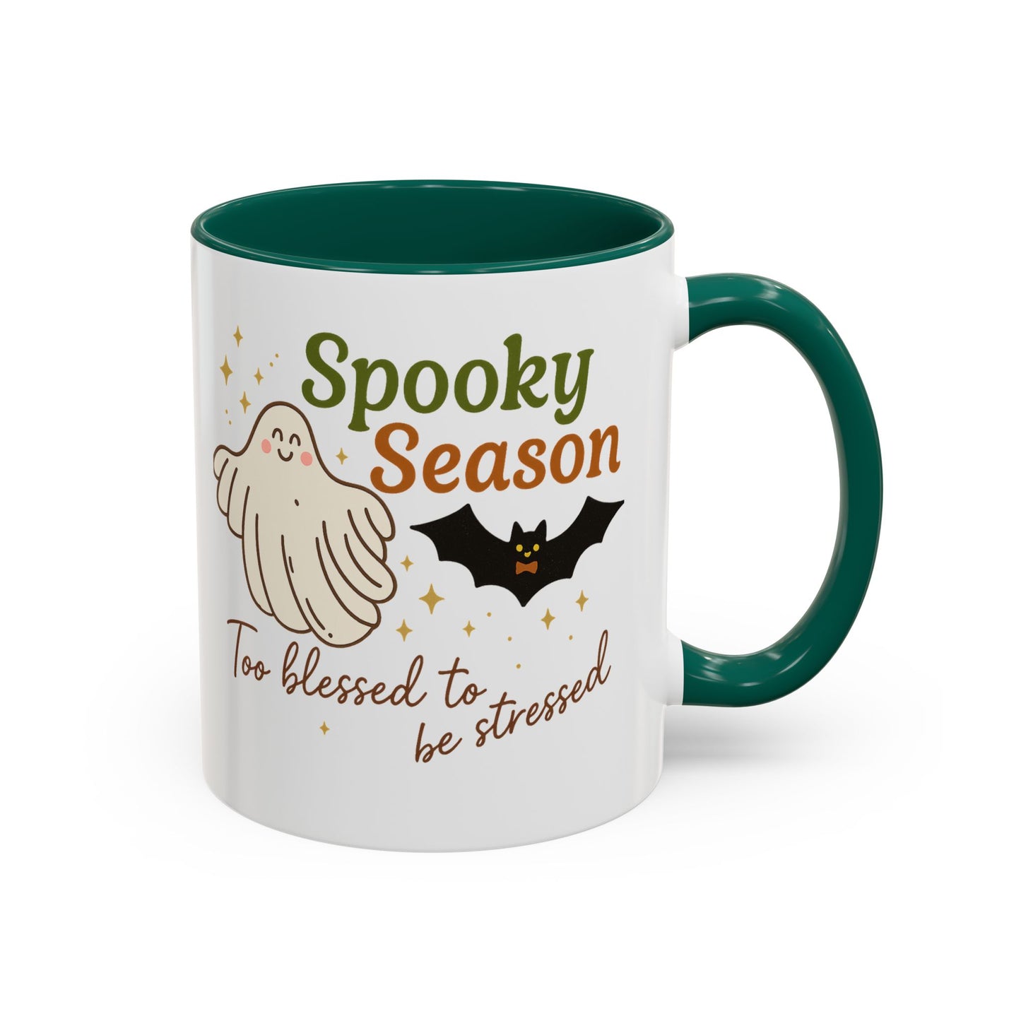 Spooky Season – Too Blessed to Be Stressed | 11oz Mug