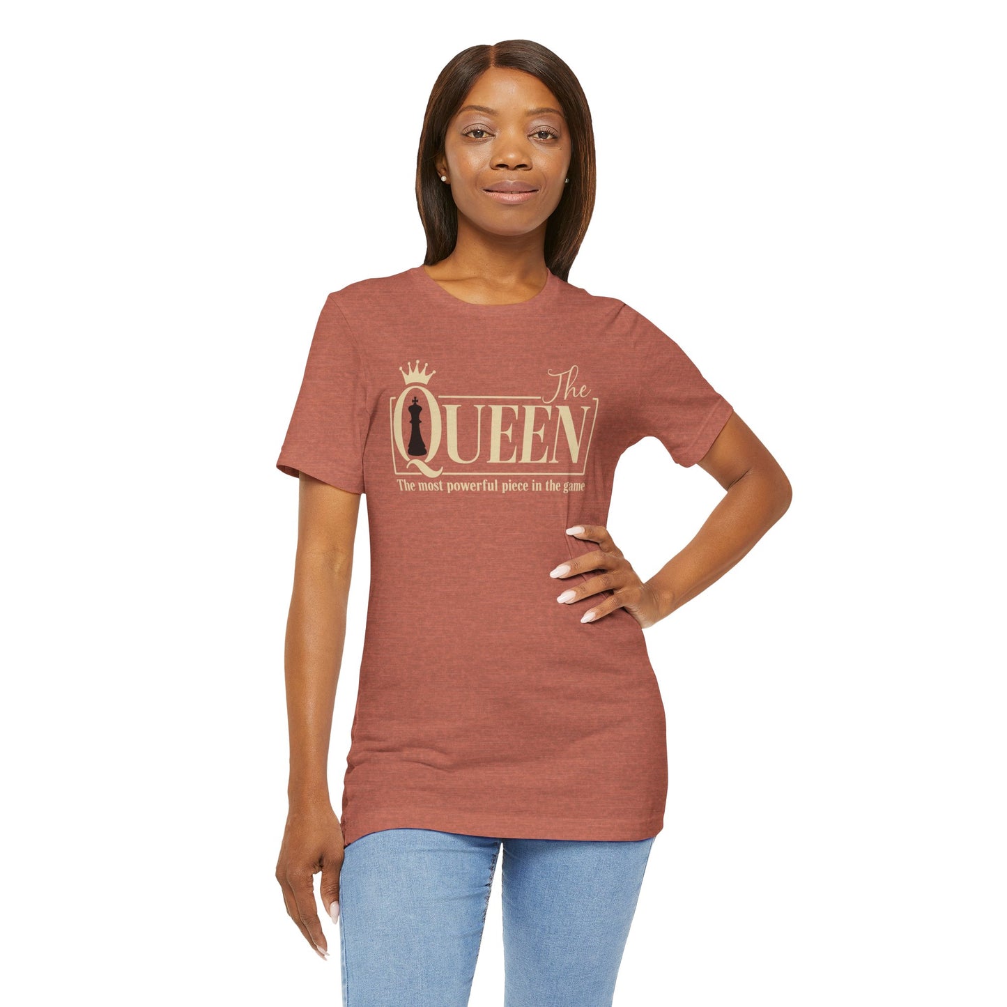 "The Queen Tee – Most Powerful Piece in the Game" | Jersey Tee