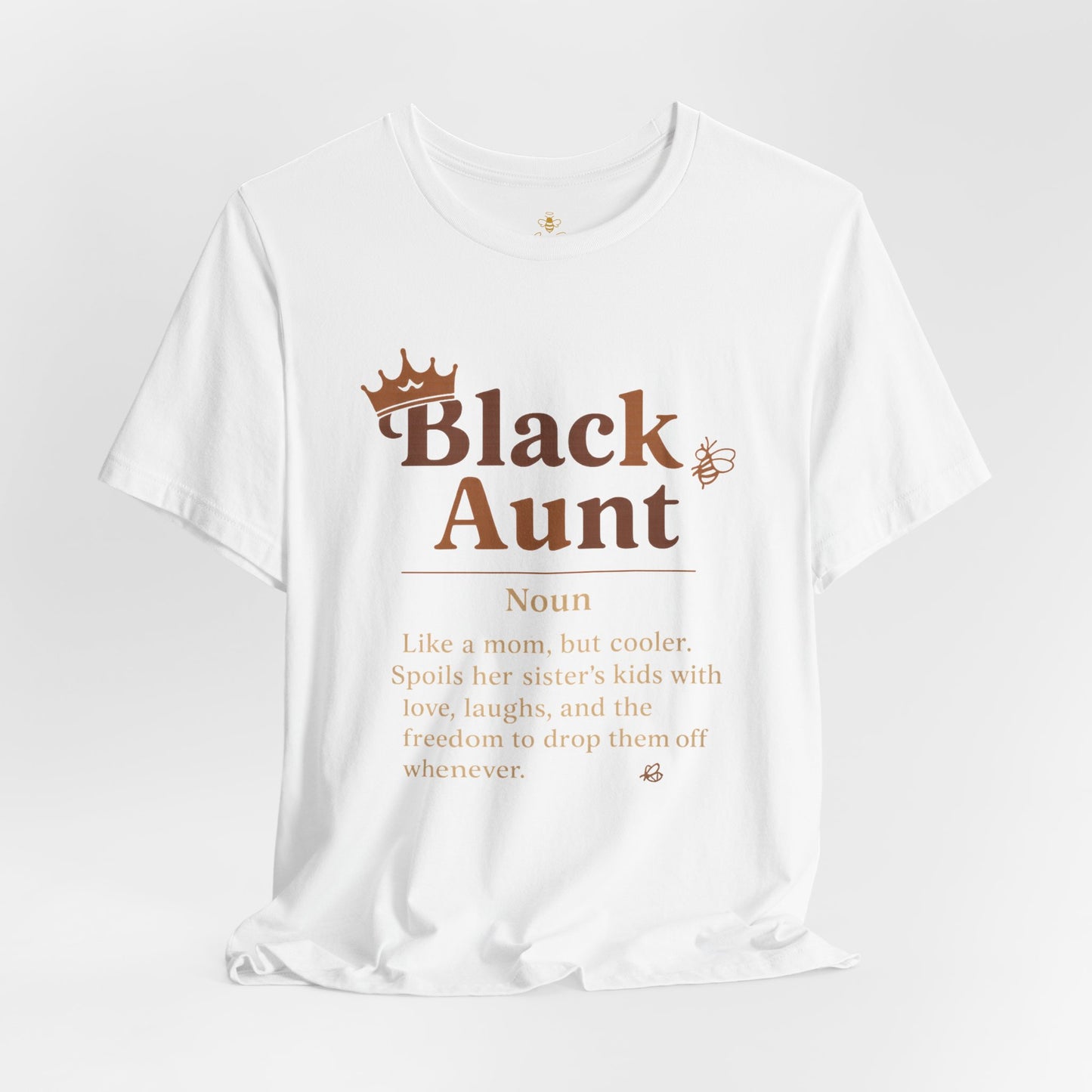 Black Aunt Definition Shirt | Jersey Tee