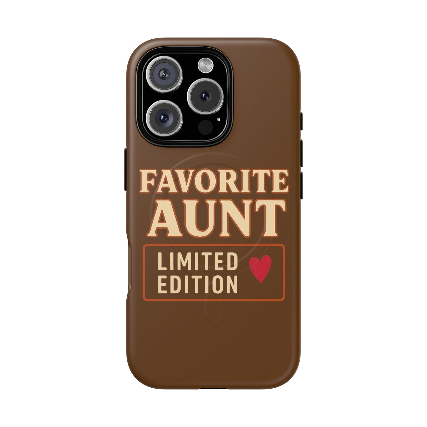 "Aunt Life Red Heart Edition" | Tough Phone Case