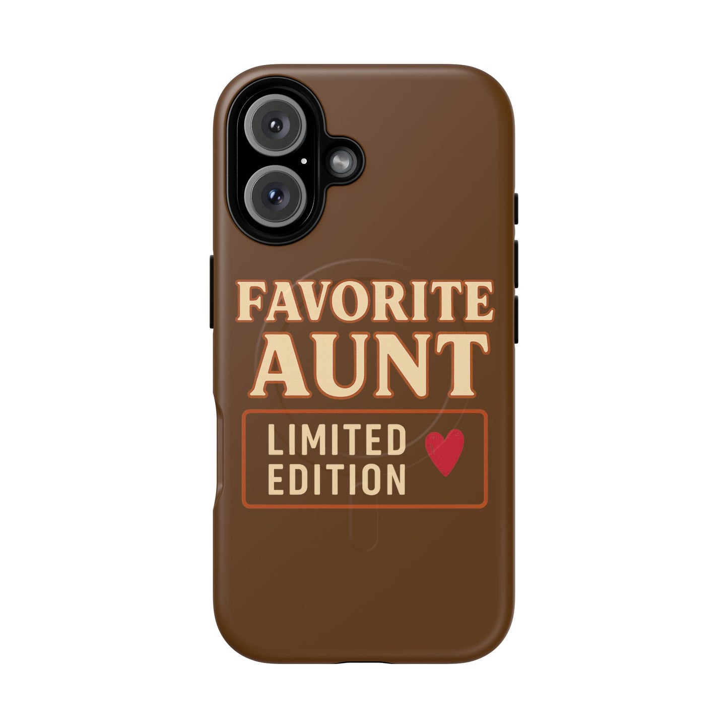 "Aunt Life Red Heart Edition" | Tough Phone Case