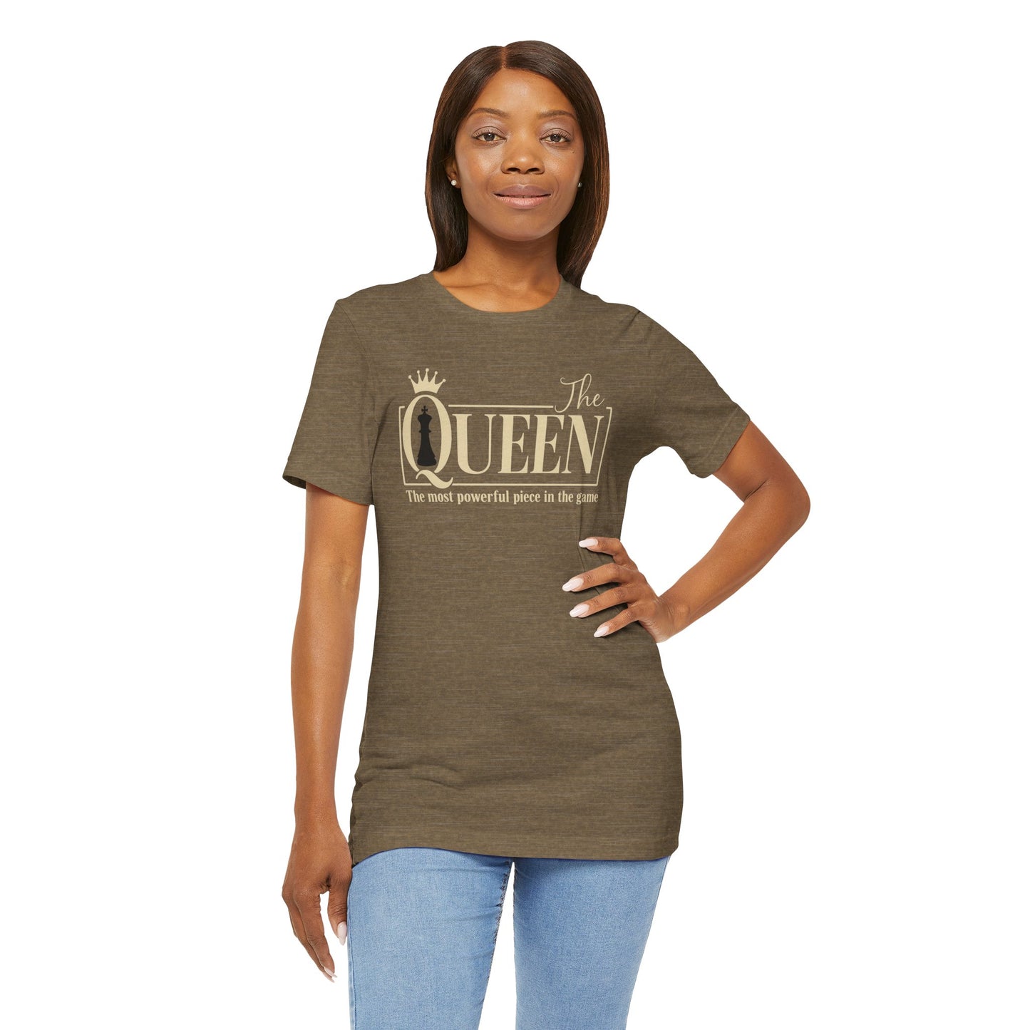 "The Queen Tee – Most Powerful Piece in the Game" | Jersey Tee