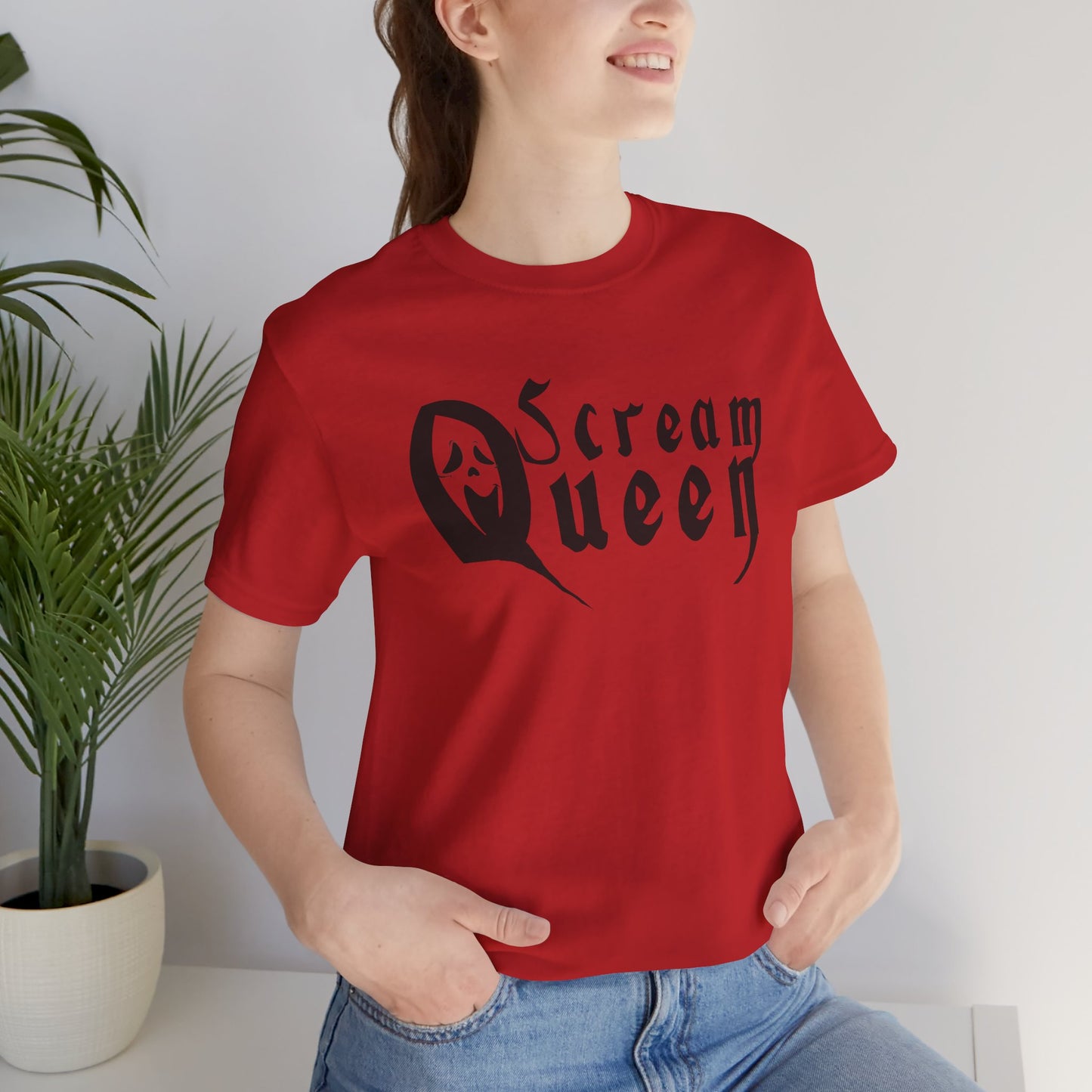 “Scream Queen – Gothic Horror Vibes” | Jersey Tee