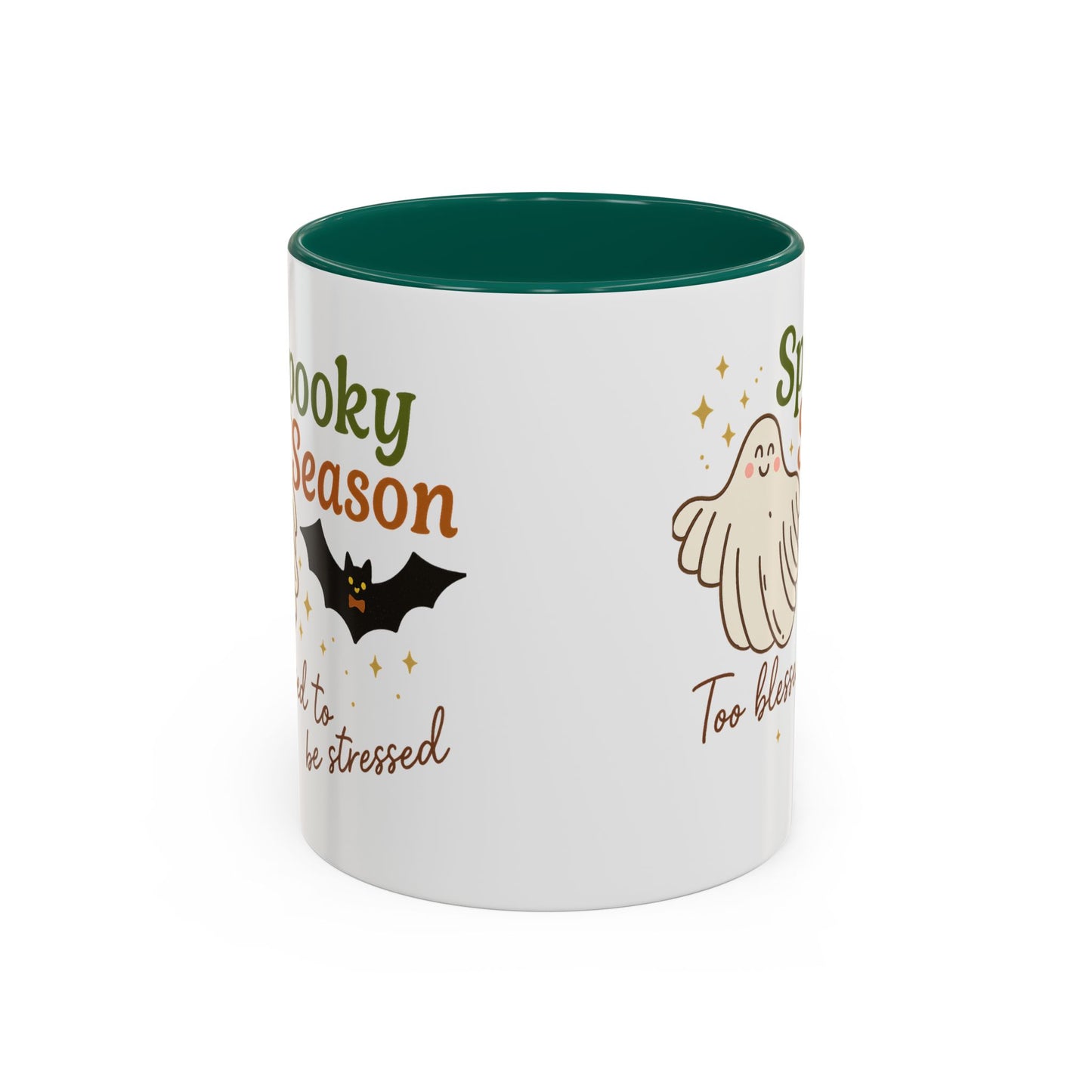 Spooky Season – Too Blessed to Be Stressed | 11oz Mug