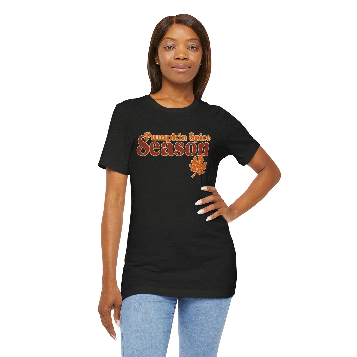 Pumpkin Spice Season – Cozy Fall Vibes | Jersey Tee